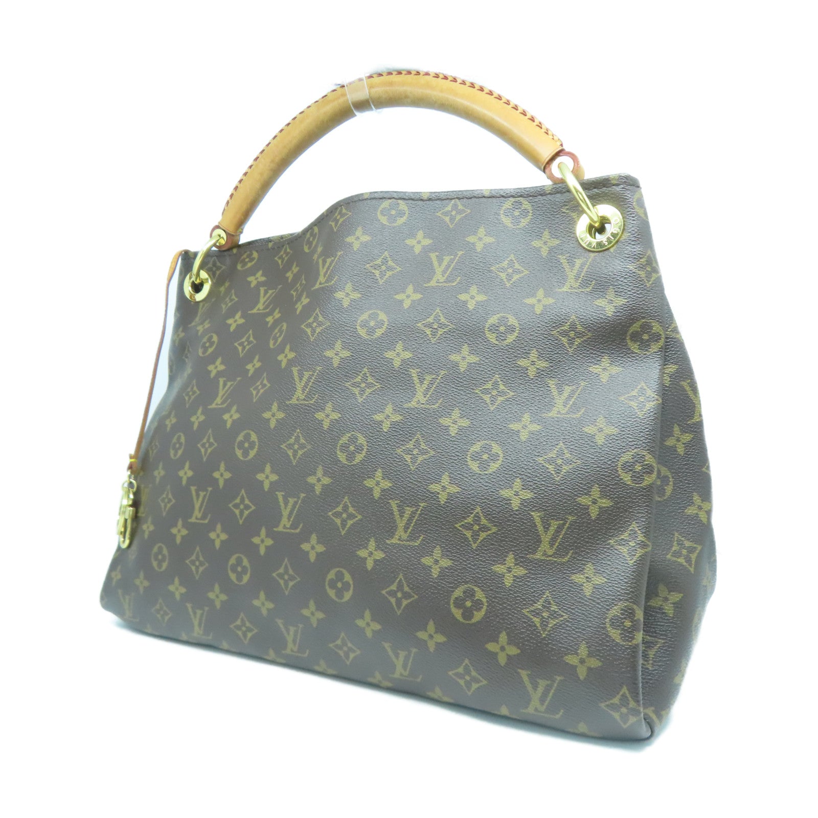 LOUIS VUITTON Monogram Artsy GM金扣手挽袋啡色