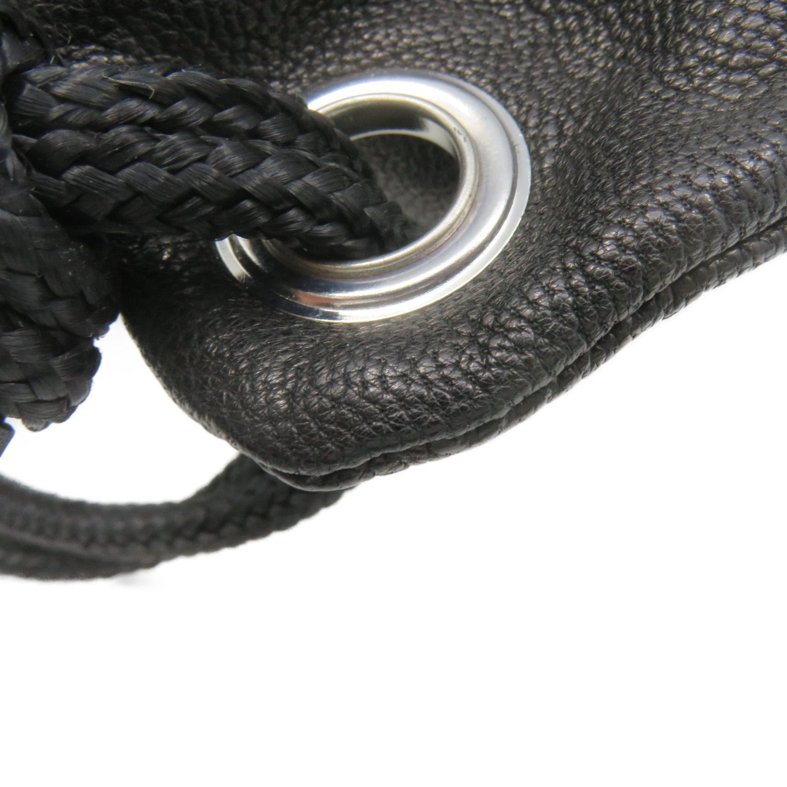 SELECTION Cowhide Leather MCQ Backpack Black
