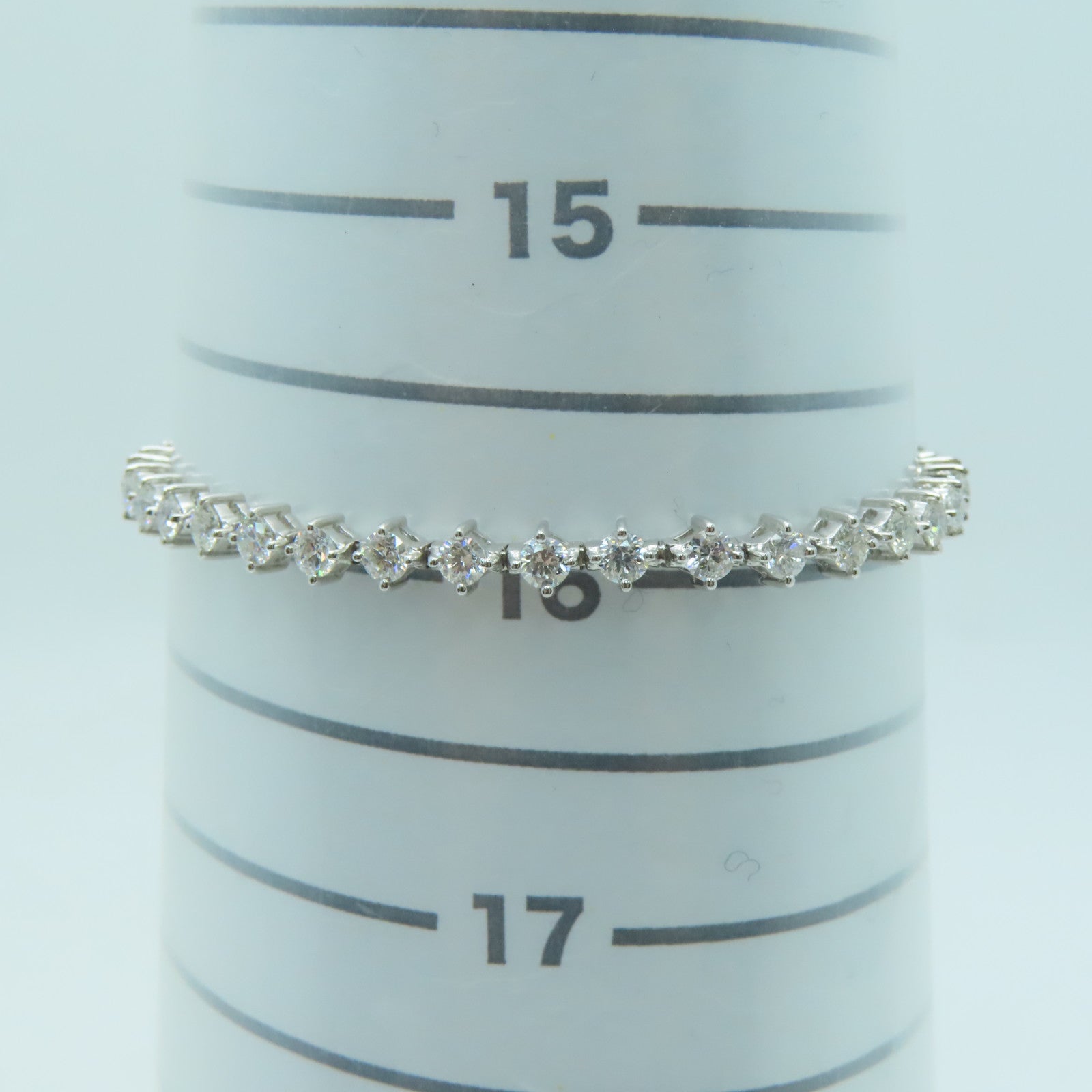 JEWELRY 18 White Gold Diamond Bracelet Diamond Bracelet