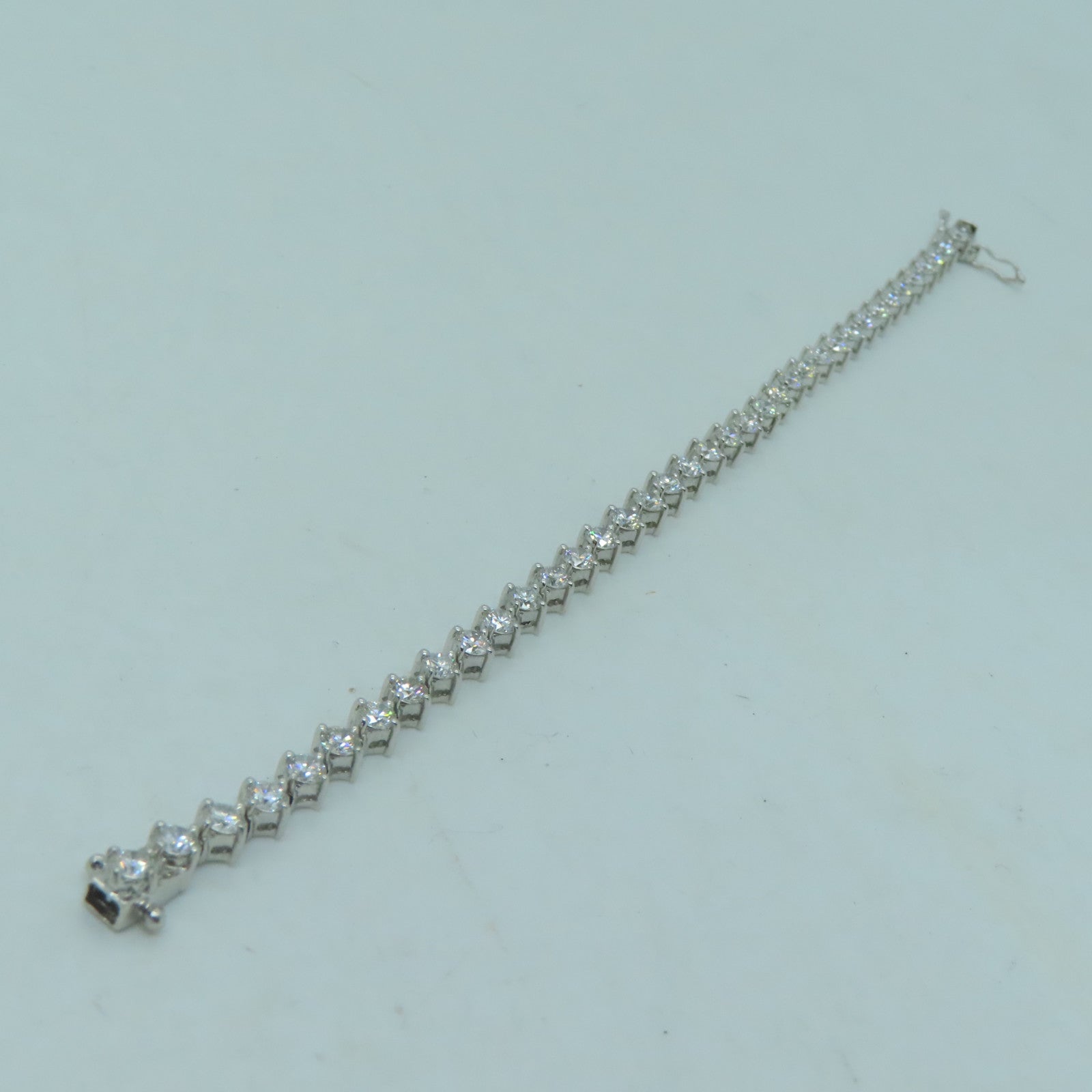 JEWELRY 18 White Gold Diamond Bracelet Diamond Bracelet