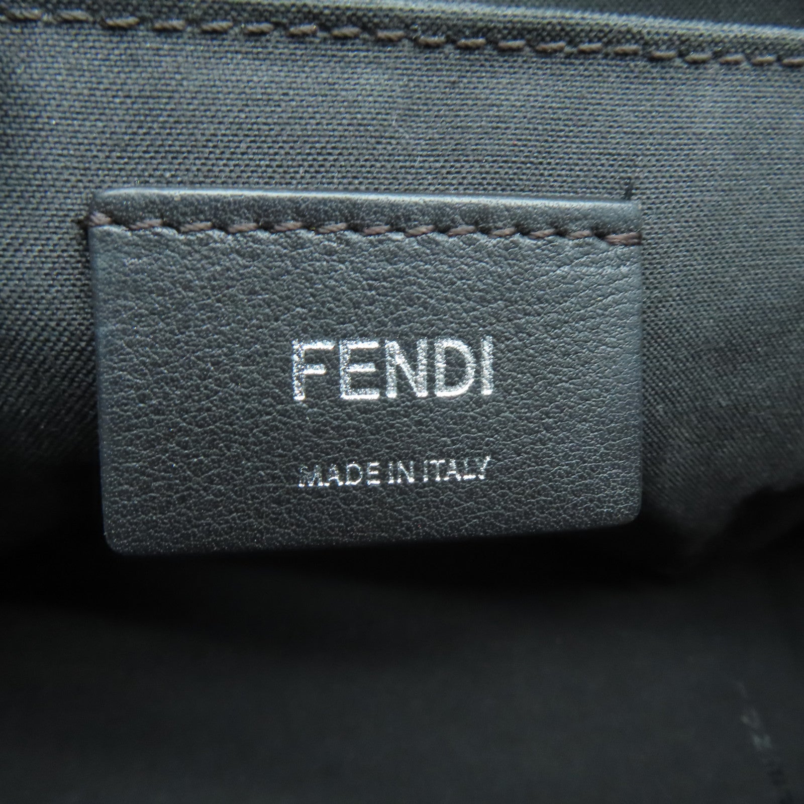 FENDI 【激減優惠】牛皮皮革By The Way Mini銀扣手挽肩背兩用袋灰色