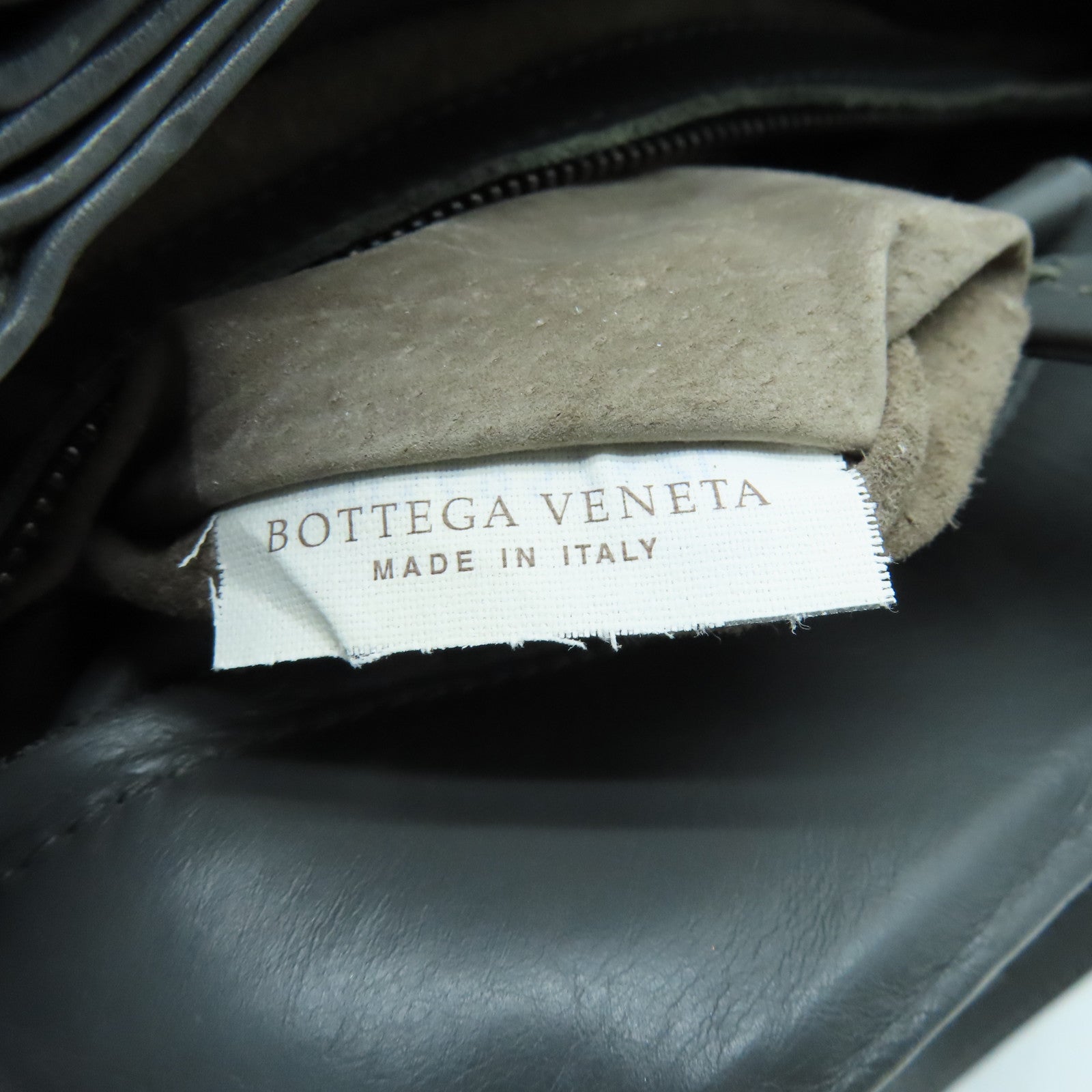 BOTTEGA VENETA 織紋皮革2 Way Shoulder手挽肩背兩用袋灰色
