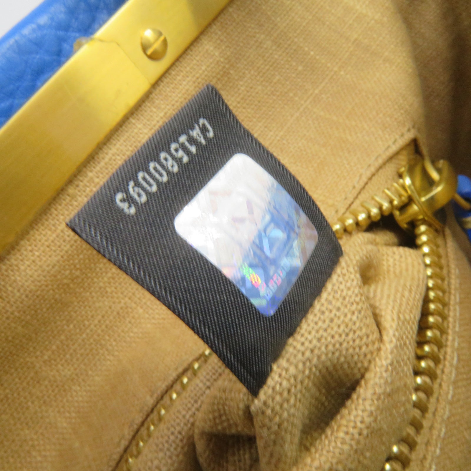 FENDI 牛皮皮革Peekaboo 2Way Shoulder Bag金扣手挽肩背两用袋蓝色