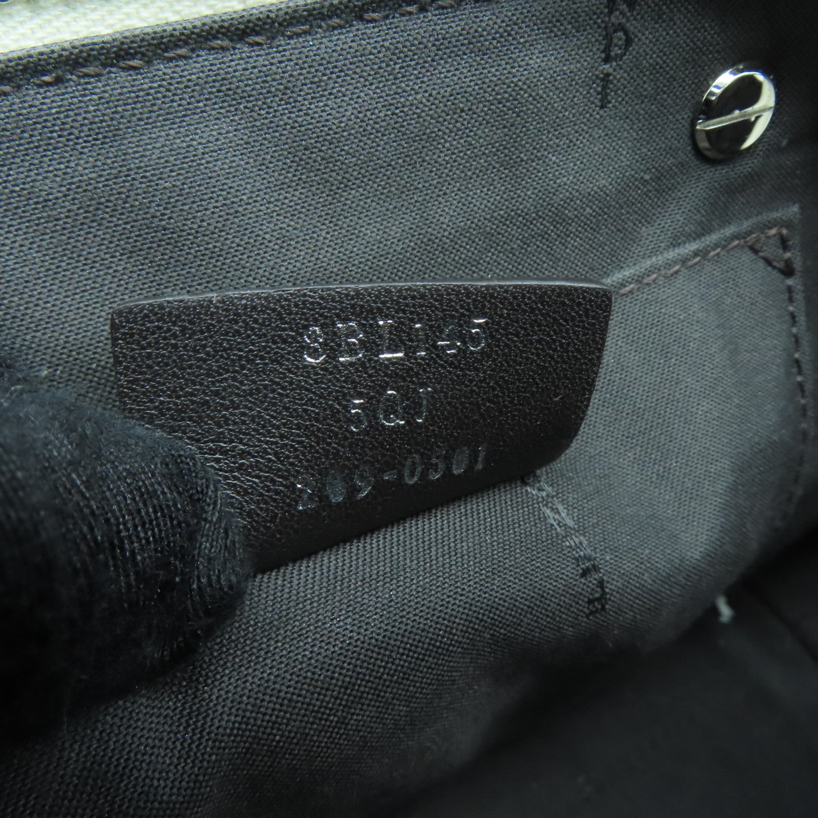 FENDI 【激減優惠】牛皮皮革By The Way Mini銀扣手挽肩背兩用袋灰色