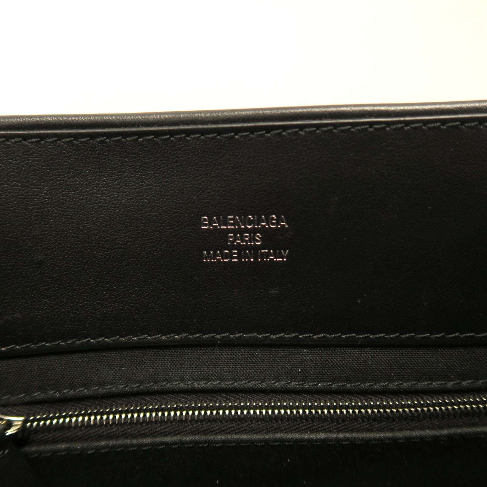 BALENCIAGA 帆布Tote Bag銀扣手挽袋米色