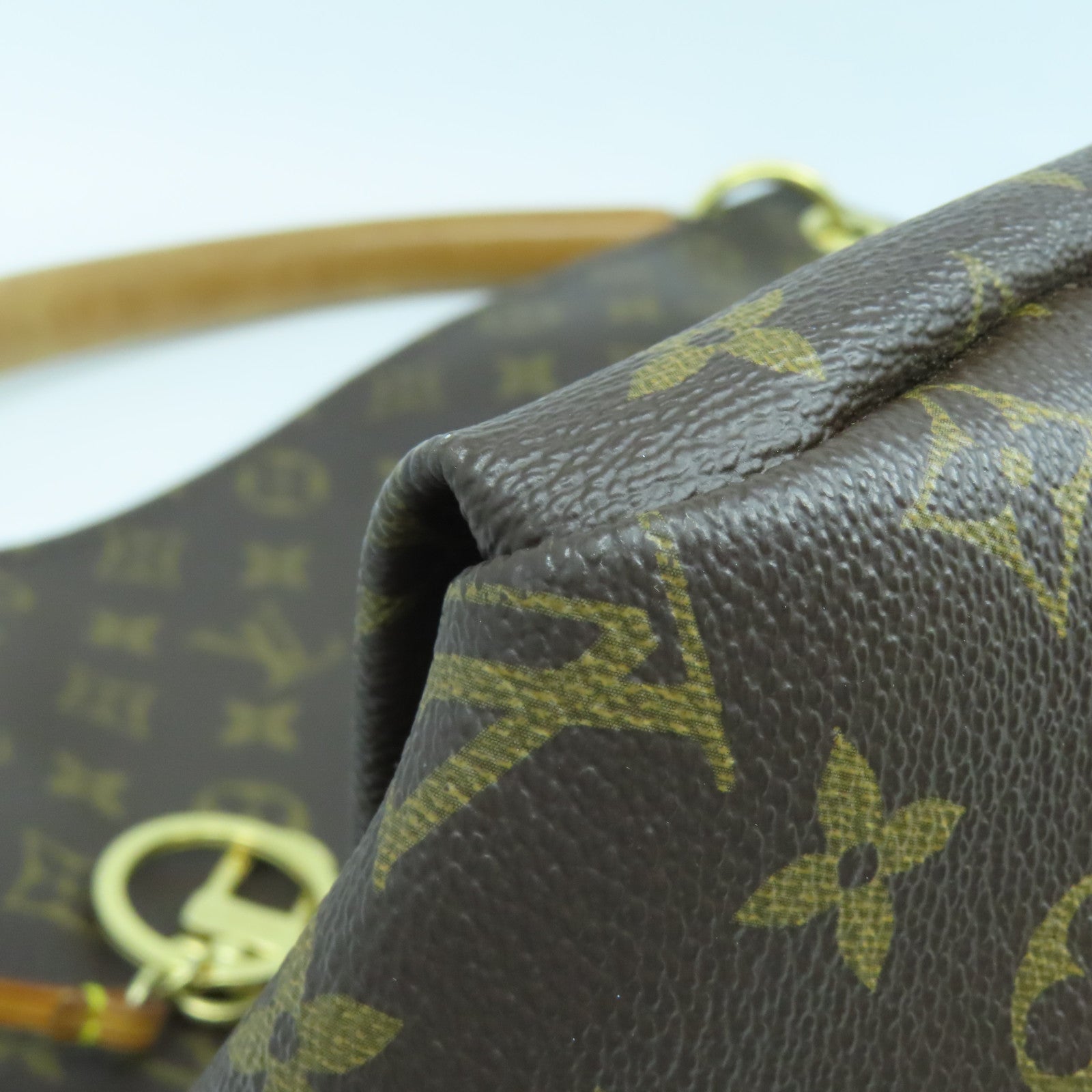 LOUIS VUITTON Monogram Artsy GM金扣手挽袋啡色