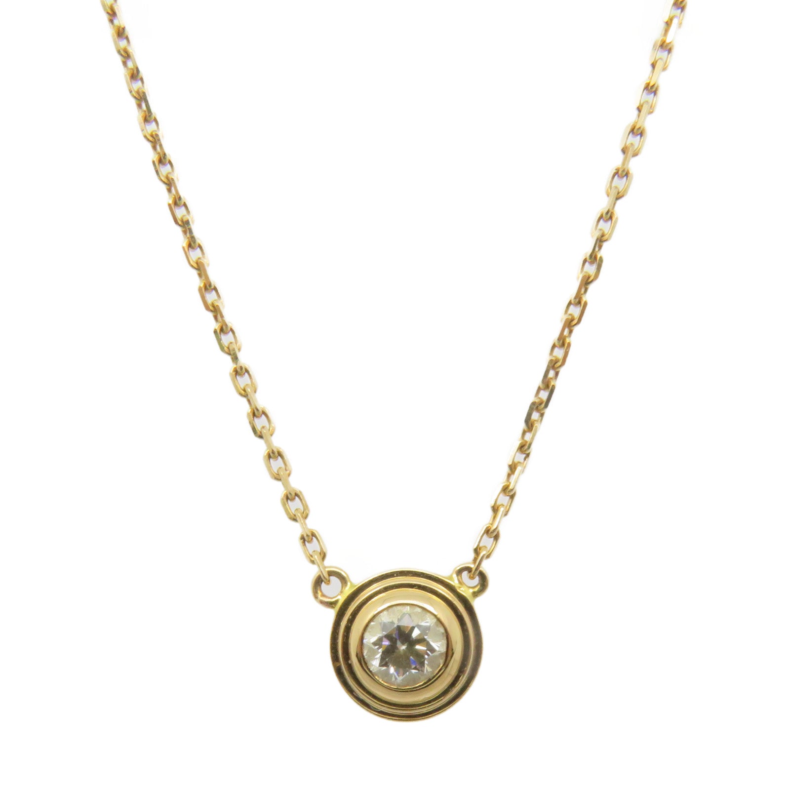 CARTIER 18K玫瑰金Damour Necklace項鏈
