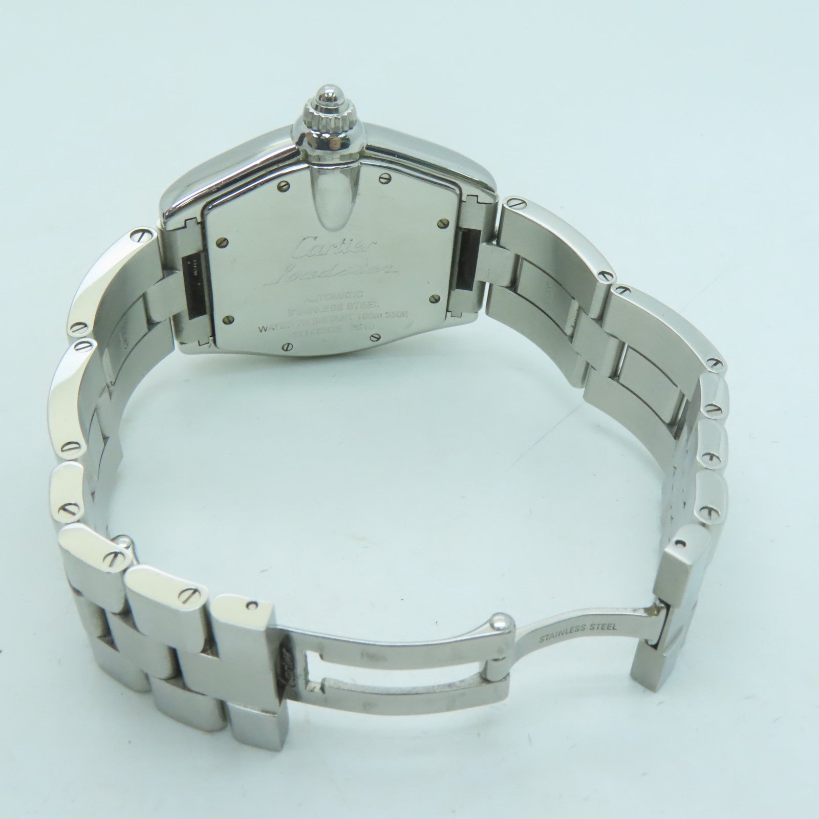 CARTIER Roadstar不鏽鋼手錶自動機芯黑色