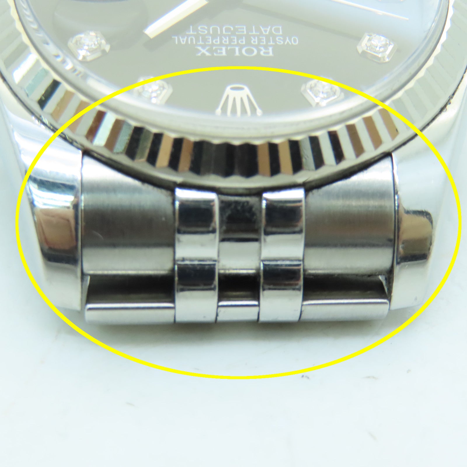 ROLEX Datejust 36mm Stainless Steel Watch Automatic Movement Black/Silver
