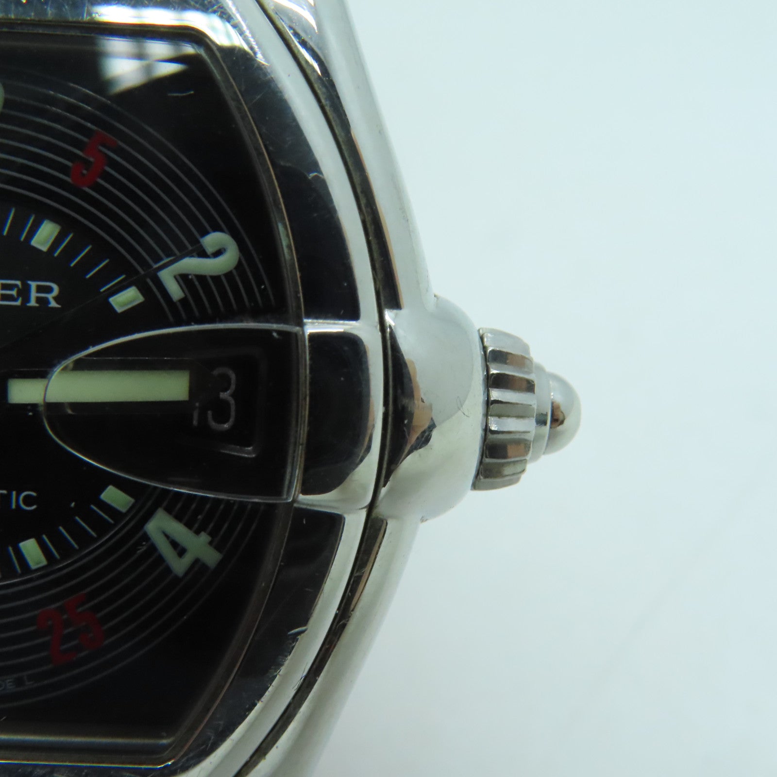 CARTIER Roadstar不鏽鋼手錶自動機芯黑色
