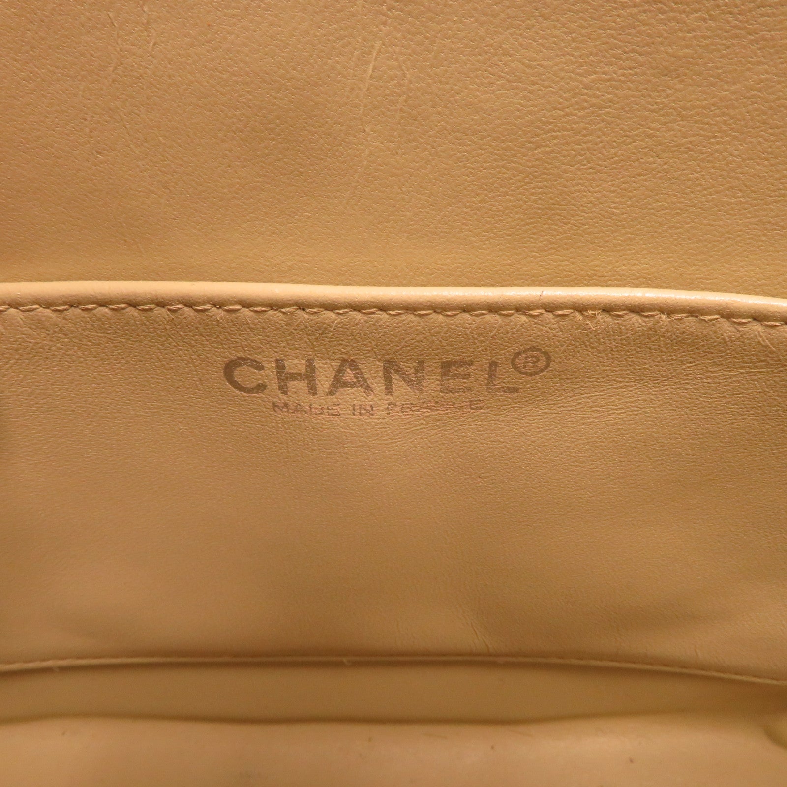 CHANEL 皮革/塑料Handbag手挽袋粉紅色/米色