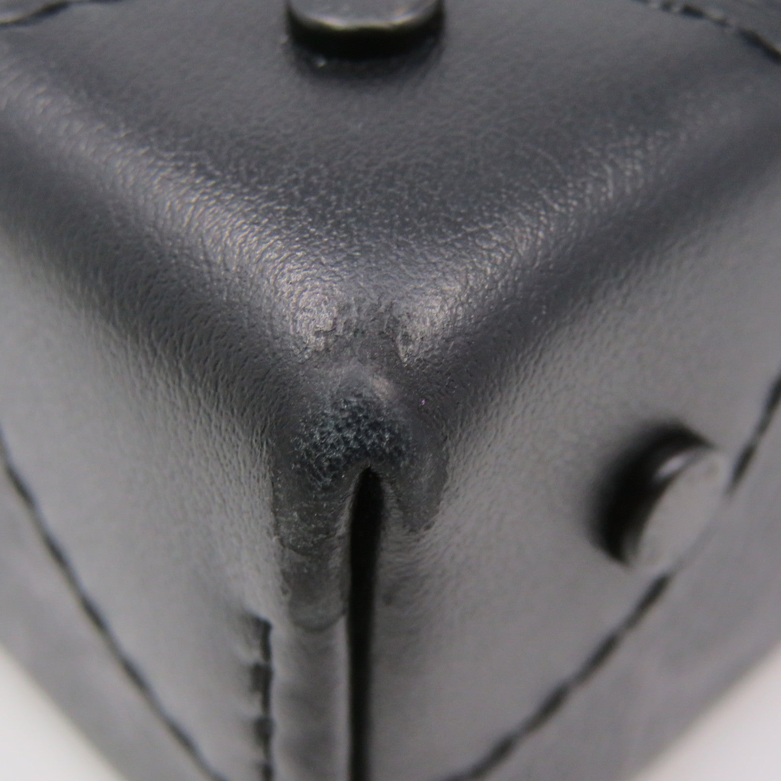 LOUIS VUITTON Mon-Eclipse Trunk Shoulder Bag Black