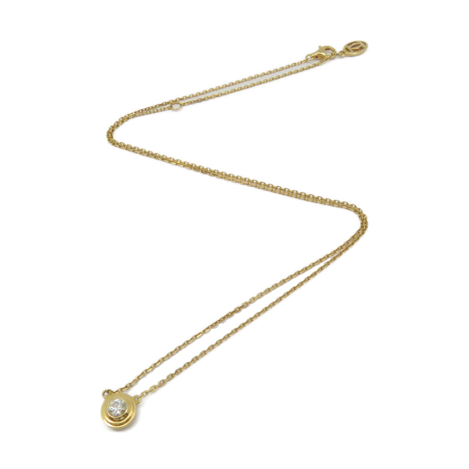 CARTIER 18K玫瑰金Damour Necklace項鏈