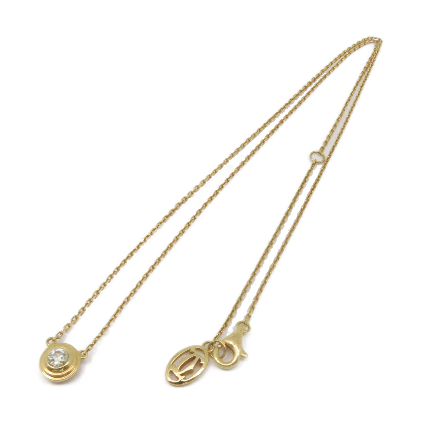 CARTIER 18K玫瑰金Damour Necklace項鏈
