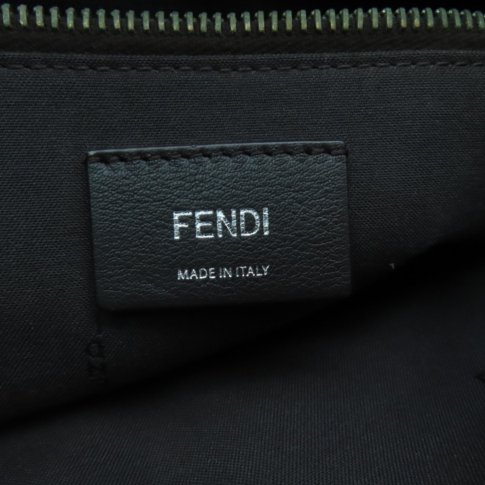 FENDI Cowhide Leather By The Way Silver Buckle Handle Shoulder Bag Red