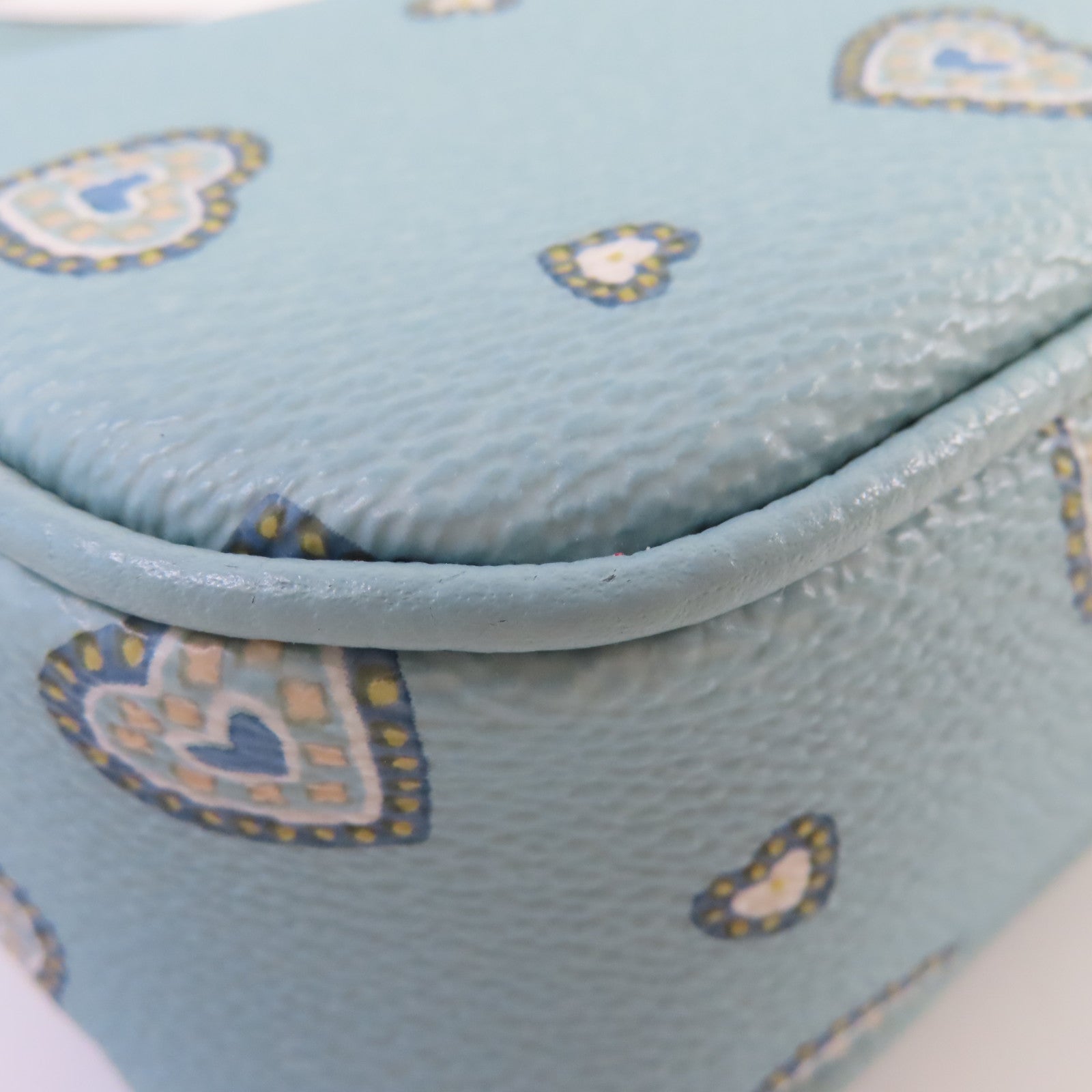 COACH 塗層帆布2Way Shoulder Bag手挽肩背兩用袋藍色