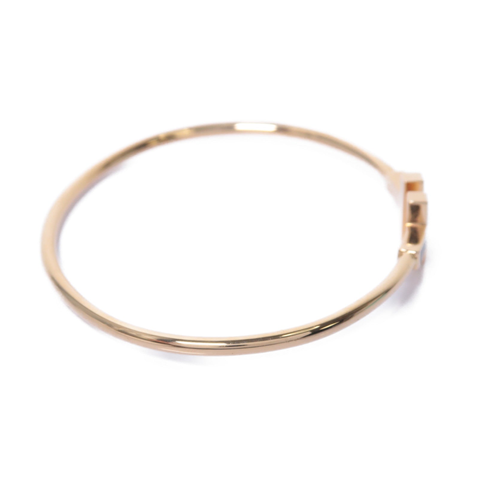 TIFFANY＆CO 18K玫瑰金T-Wire Bracelet 0.11ct鑽石手鐲
