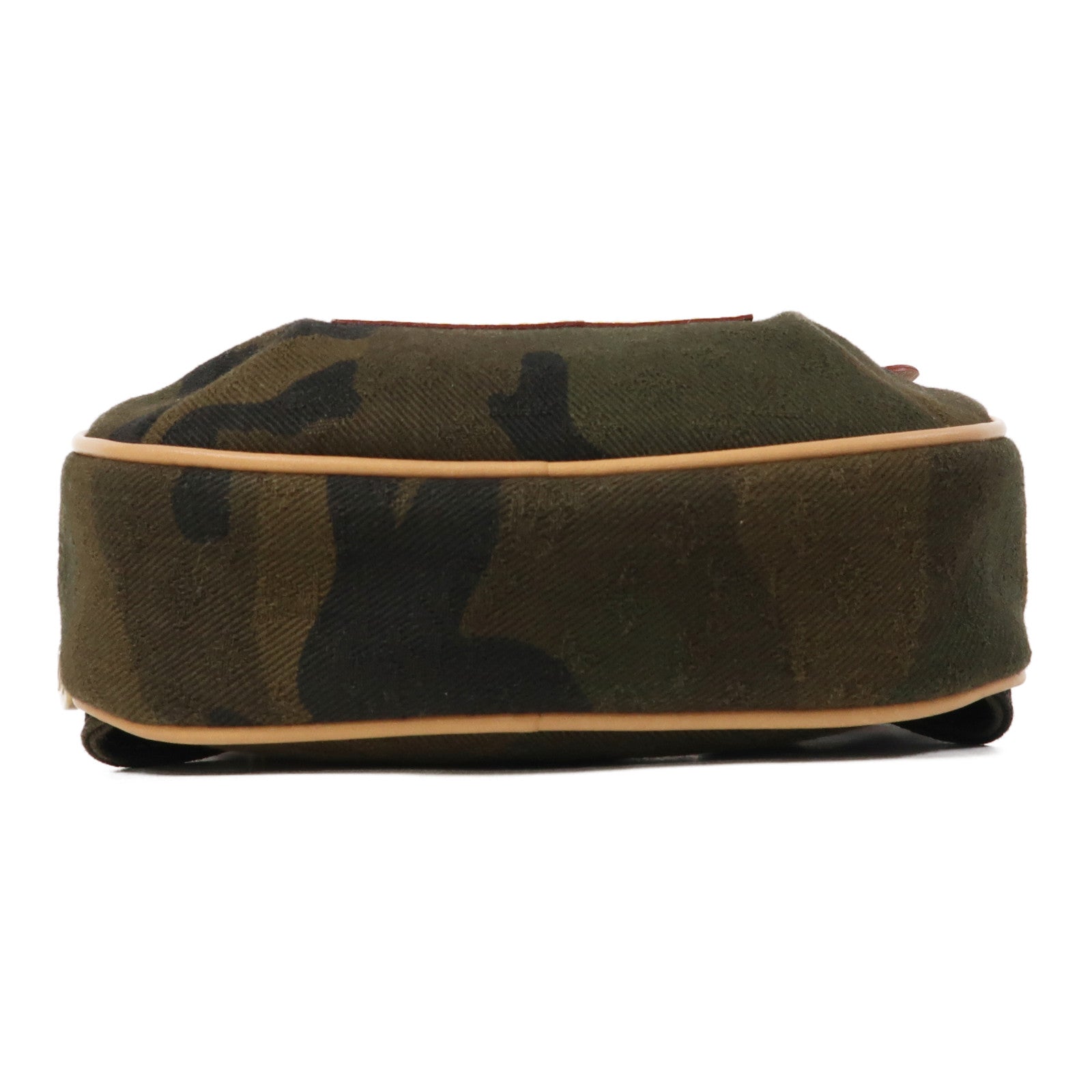 LOUIS VUITTON 帆布Supreme Camouflage Body Bag金扣肩背袋綠色