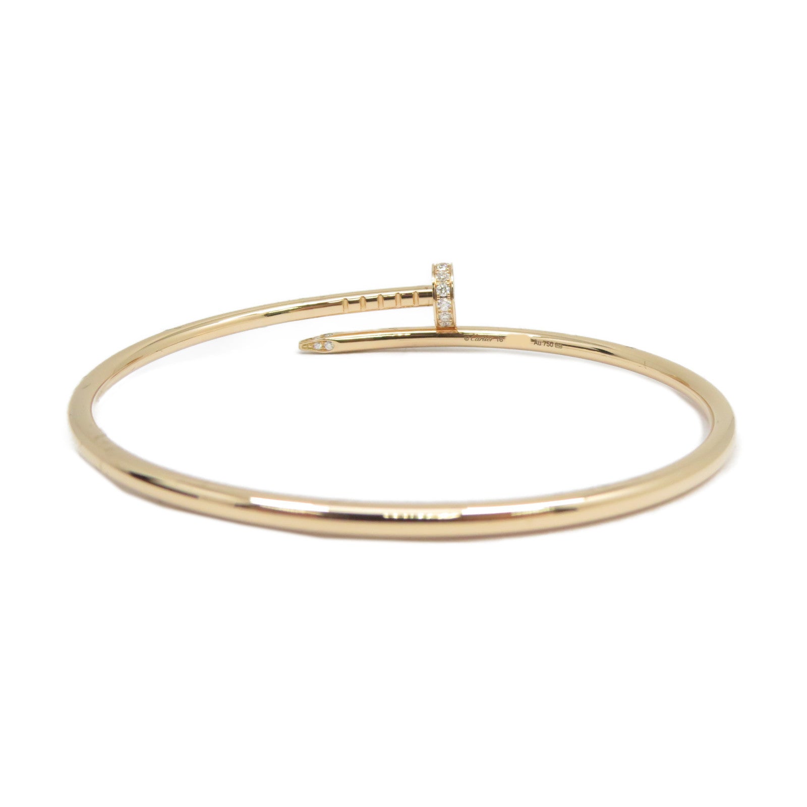 CARTIER 18K玫瑰金Juste Un Clou Bracelet手鐲粉金色