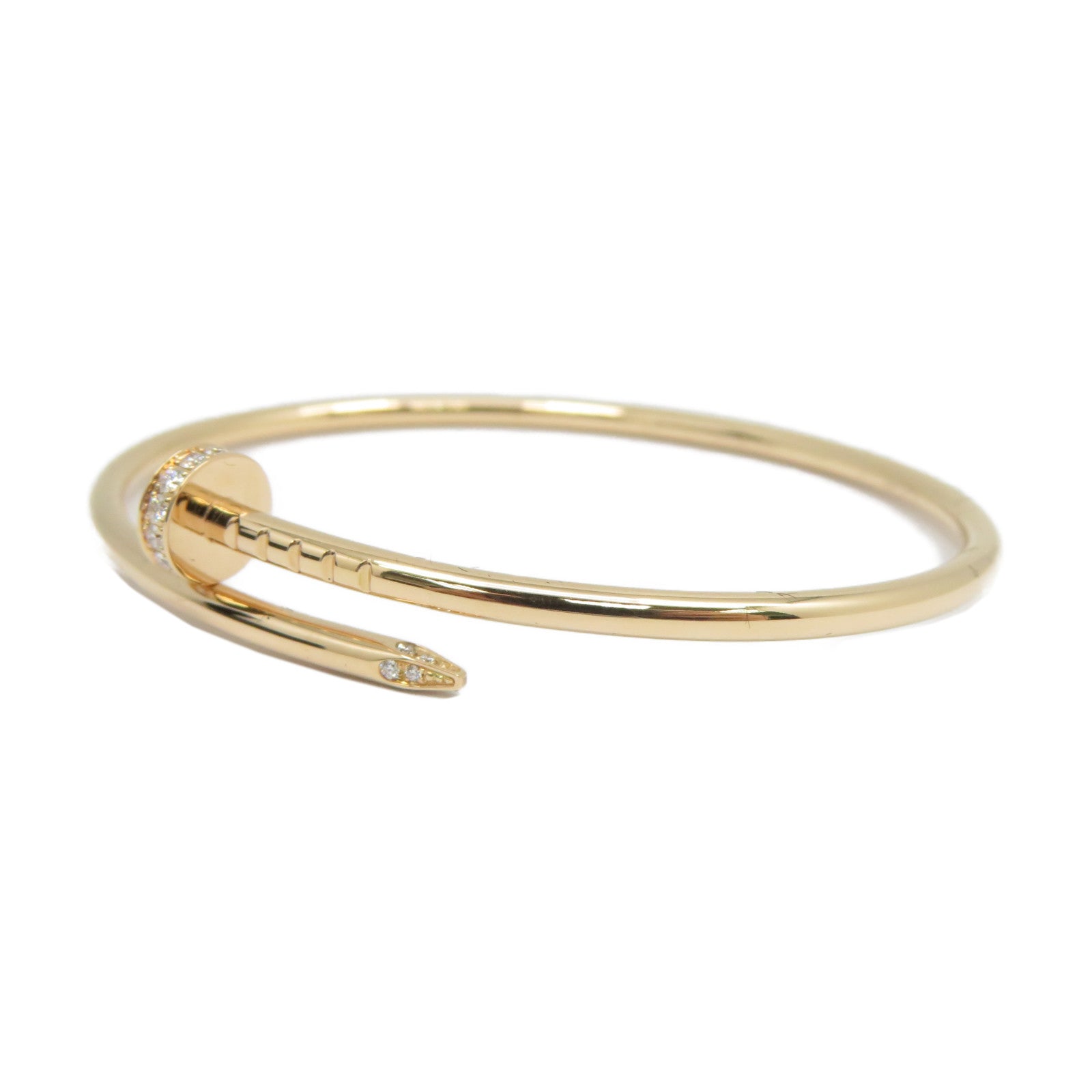 CARTIER 18K玫瑰金Juste Un Clou Bracelet手鐲粉金色