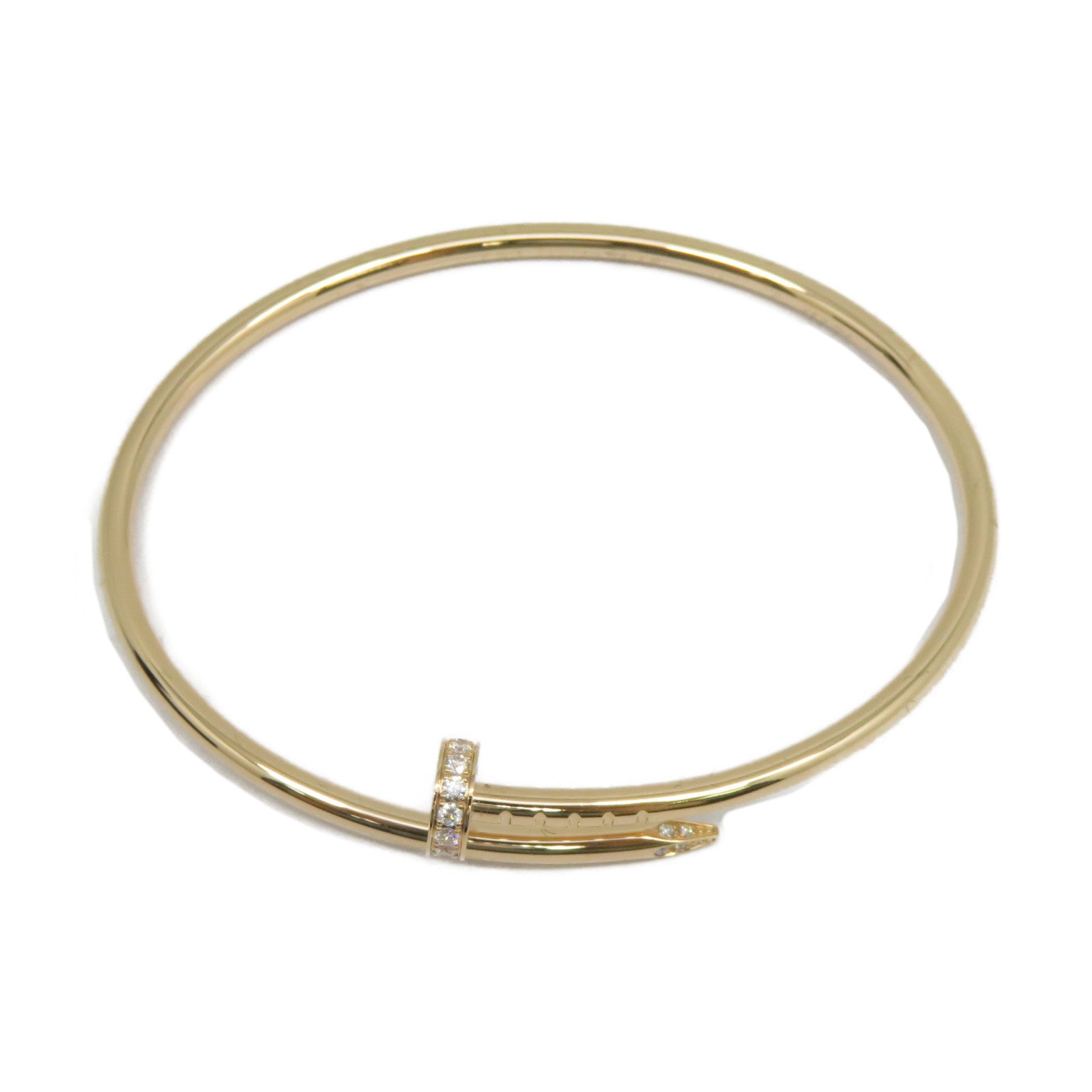 CARTIER 18K玫瑰金Juste Un Clou Bracelet手鐲粉金色