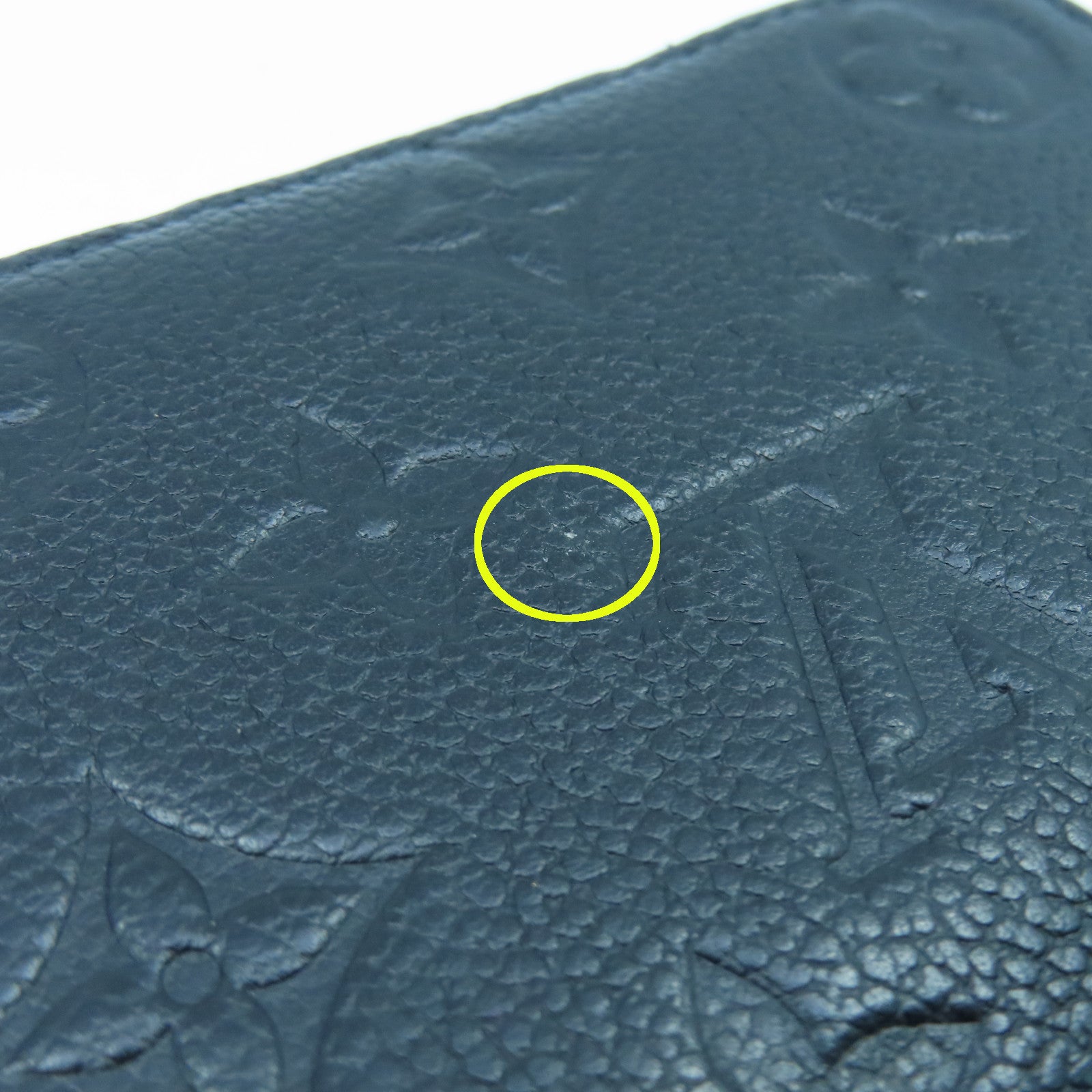 LOUIS VUITTON Monogram Empreinte Zipper Long Wallet金扣長錢包黑色