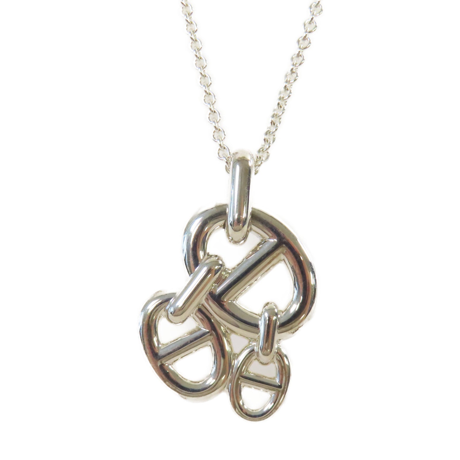 HERMES 925純銀Chaine d'ancre Necklace項鏈