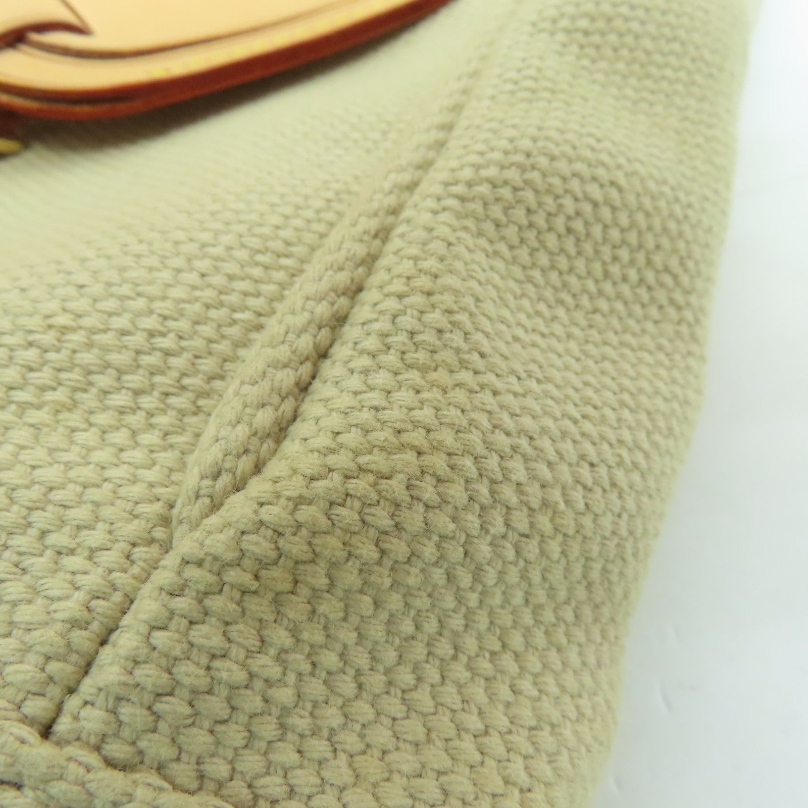 LOUIS VUITTON 帆布Cabas GM金扣手挽袋/肩背袋米色/紅色