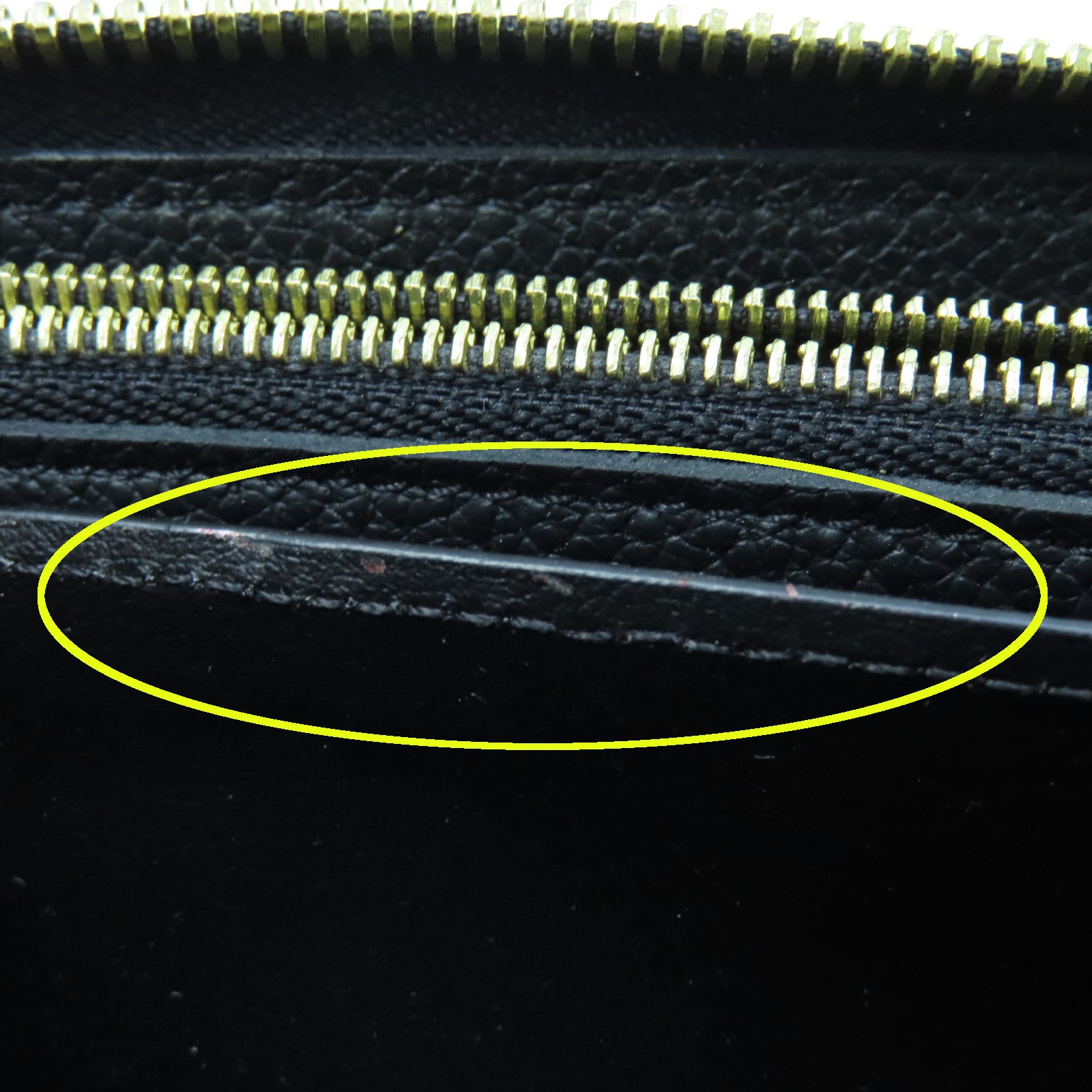 LOUIS VUITTON Monogram Empreinte Zipper Long Wallet金扣長錢包黑色