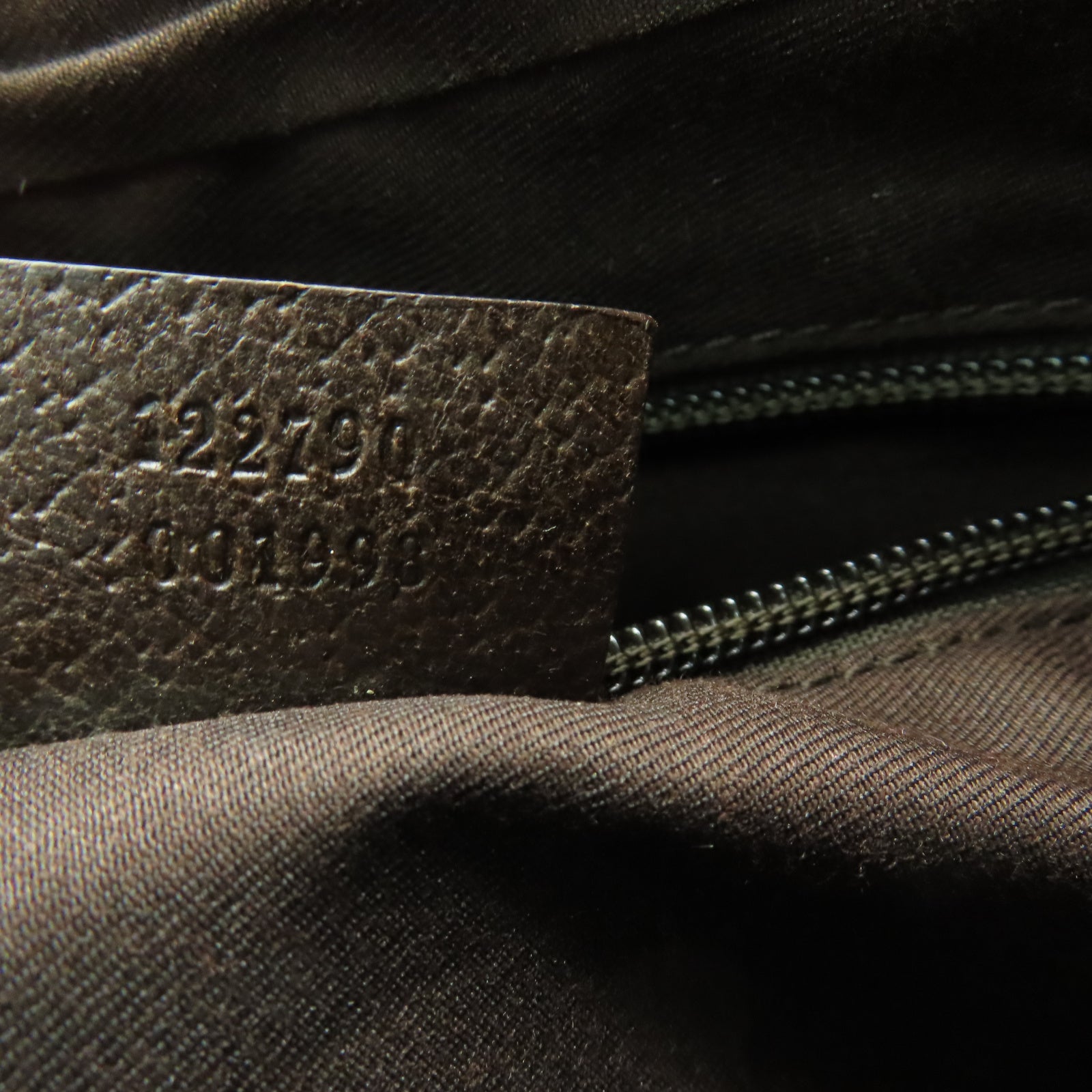 GUCCI 帆布Shoulder Bag銀扣肩背袋啡色
