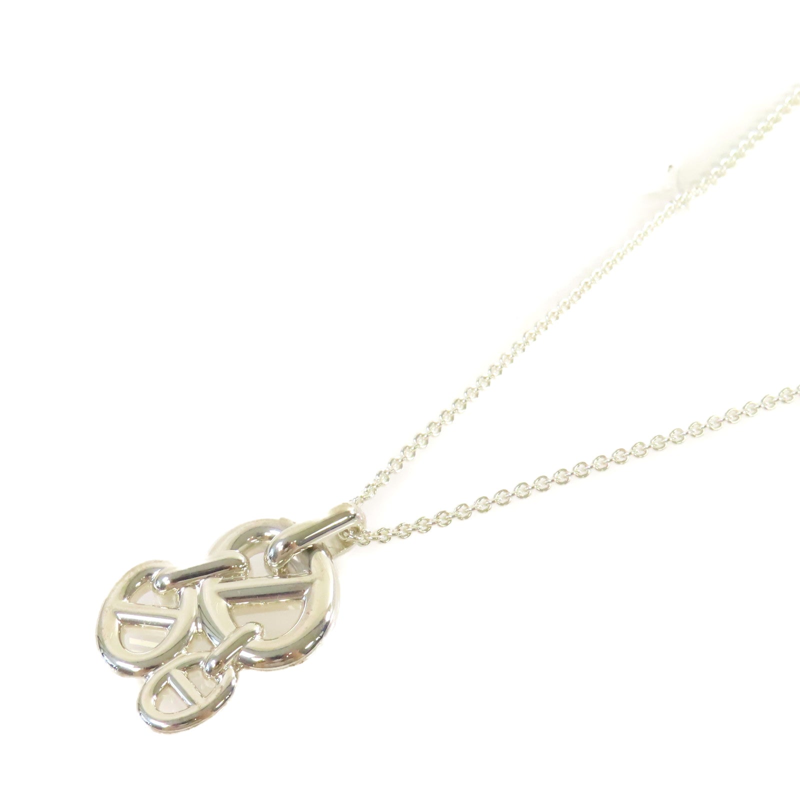 HERMES 925純銀Chaine d'ancre Necklace項鏈