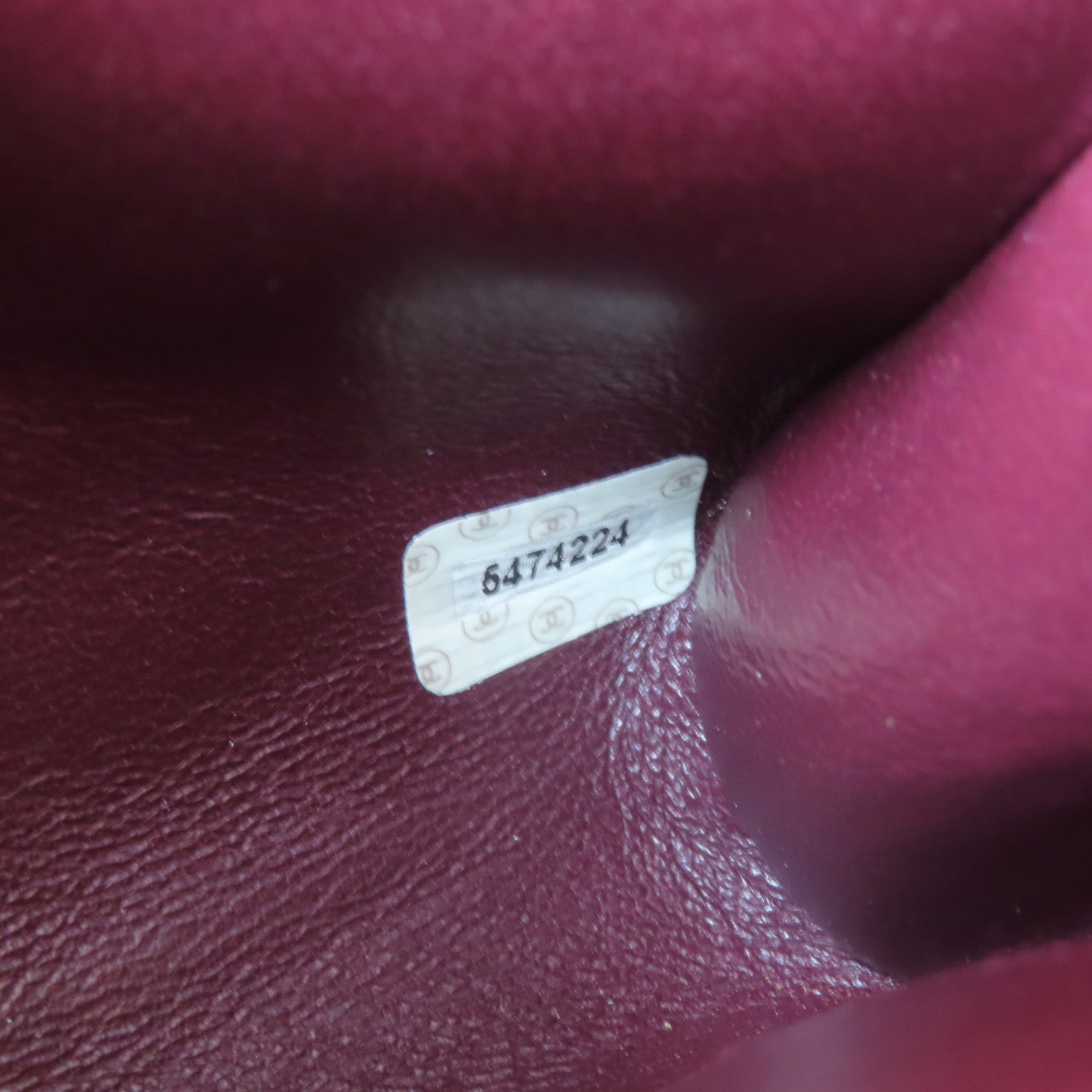 CHANEL 菱格羊皮皮革Handbag金扣手挽袋黑色