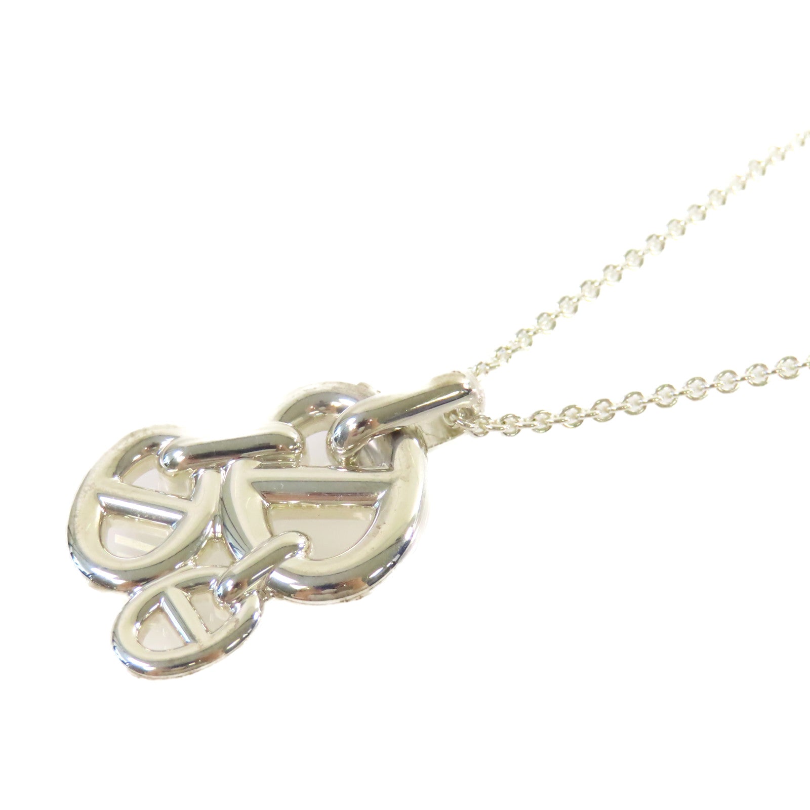 HERMES 925純銀Chaine d'ancre Necklace項鏈