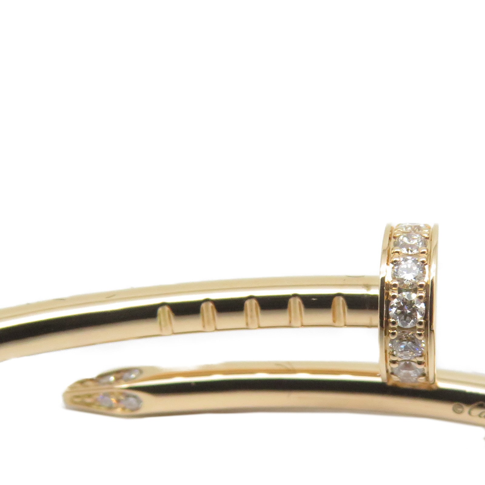 CARTIER 18K玫瑰金Juste Un Clou Bracelet手鐲粉金色