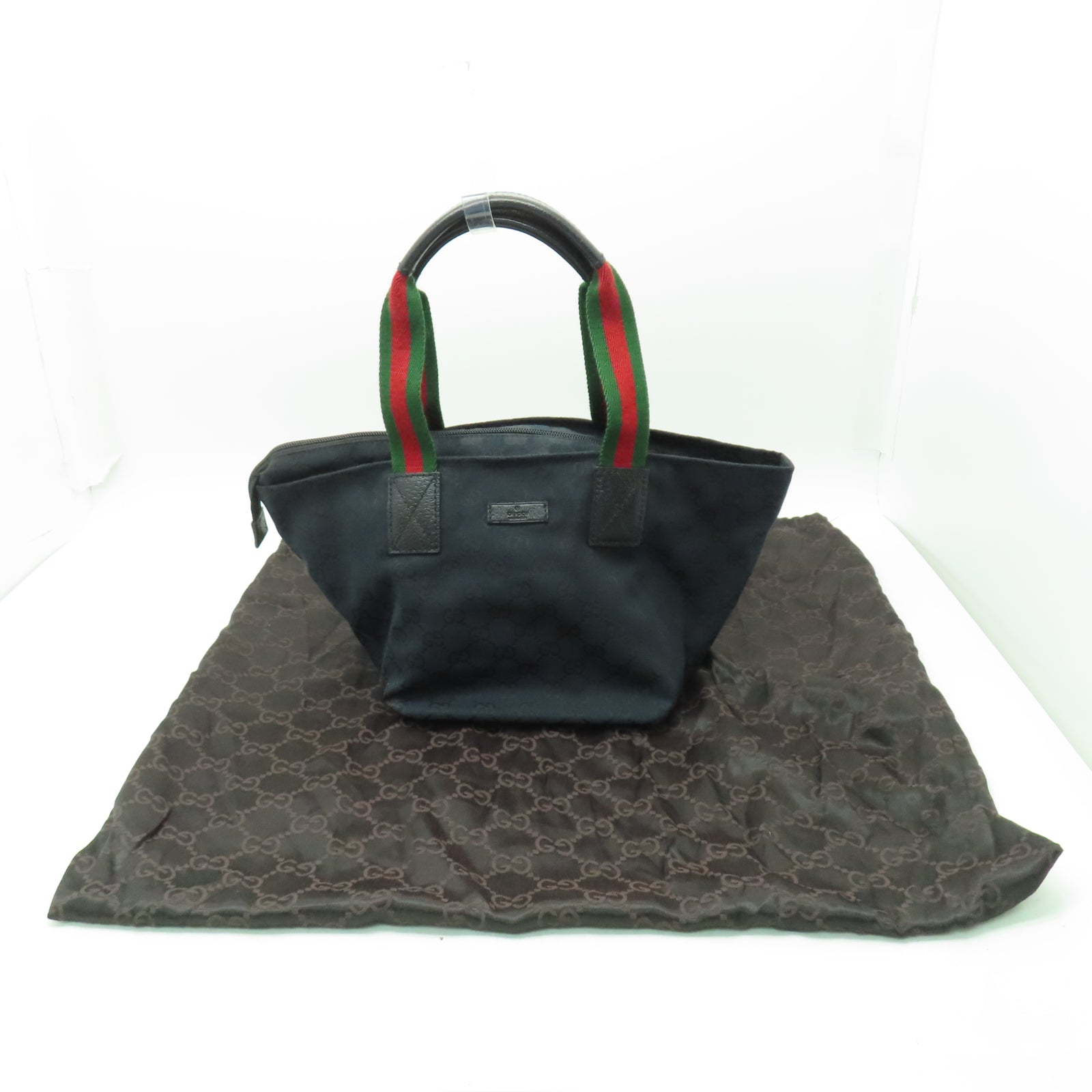 GUCCI 【激減優惠】帆布Shoulder Bag肩背袋黑色/深藍色
