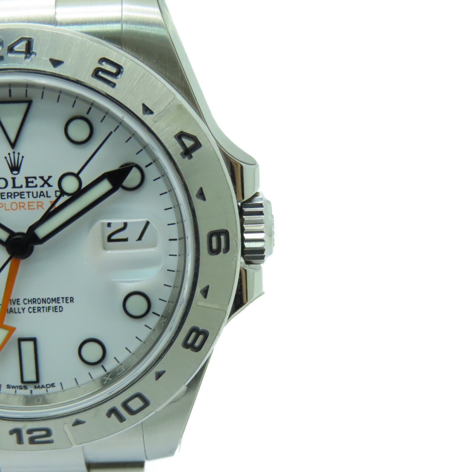 ROLEX 【激減優惠】Explorer II不鏽鋼手錶自動機芯白色