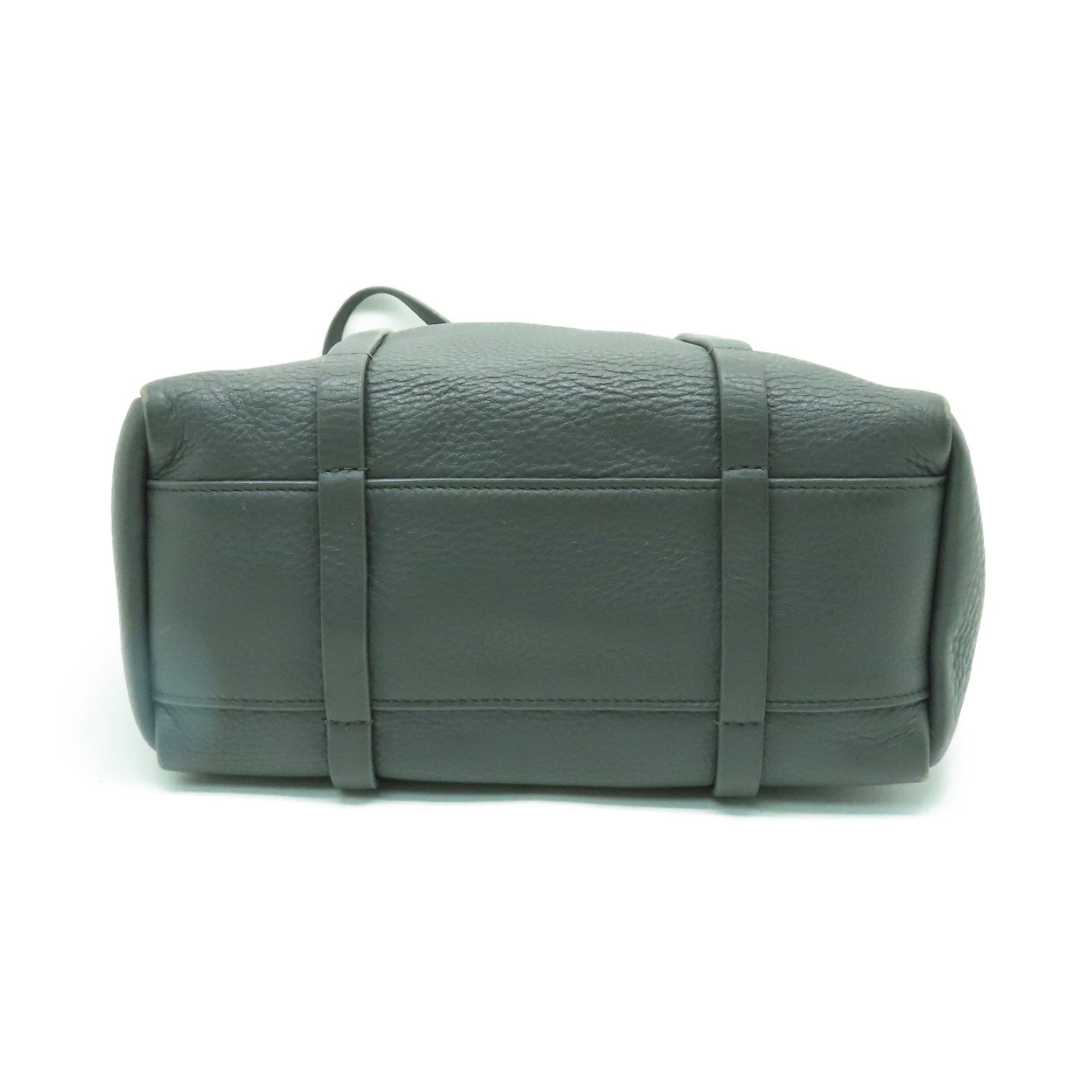 BALENCIAGA 牛皮皮革2way Shoulder Bag銀扣手挽肩背兩用袋灰色