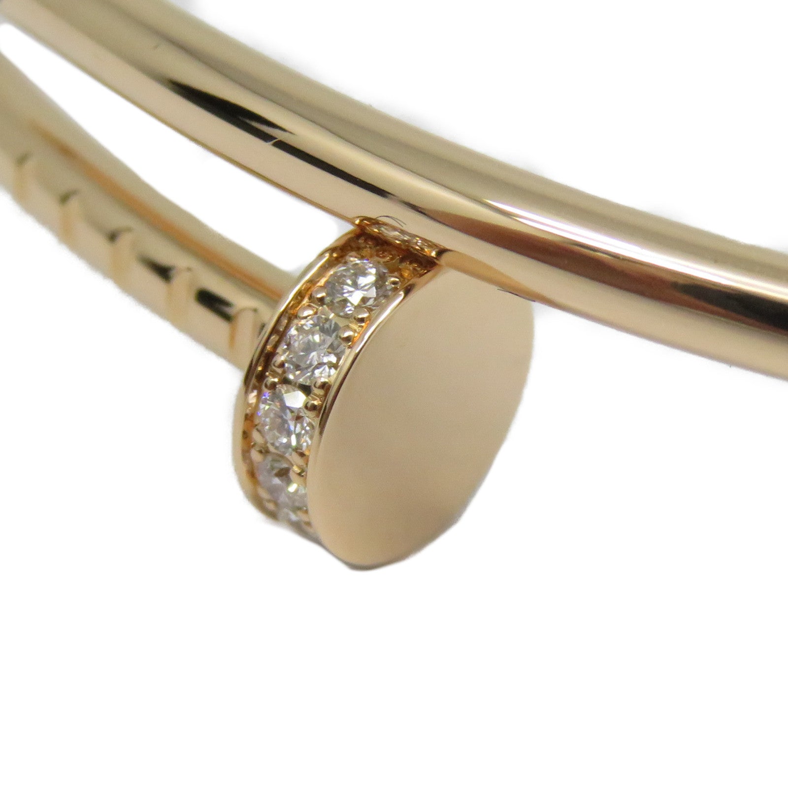 CARTIER 18K玫瑰金Juste Un Clou Bracelet手鐲粉金色