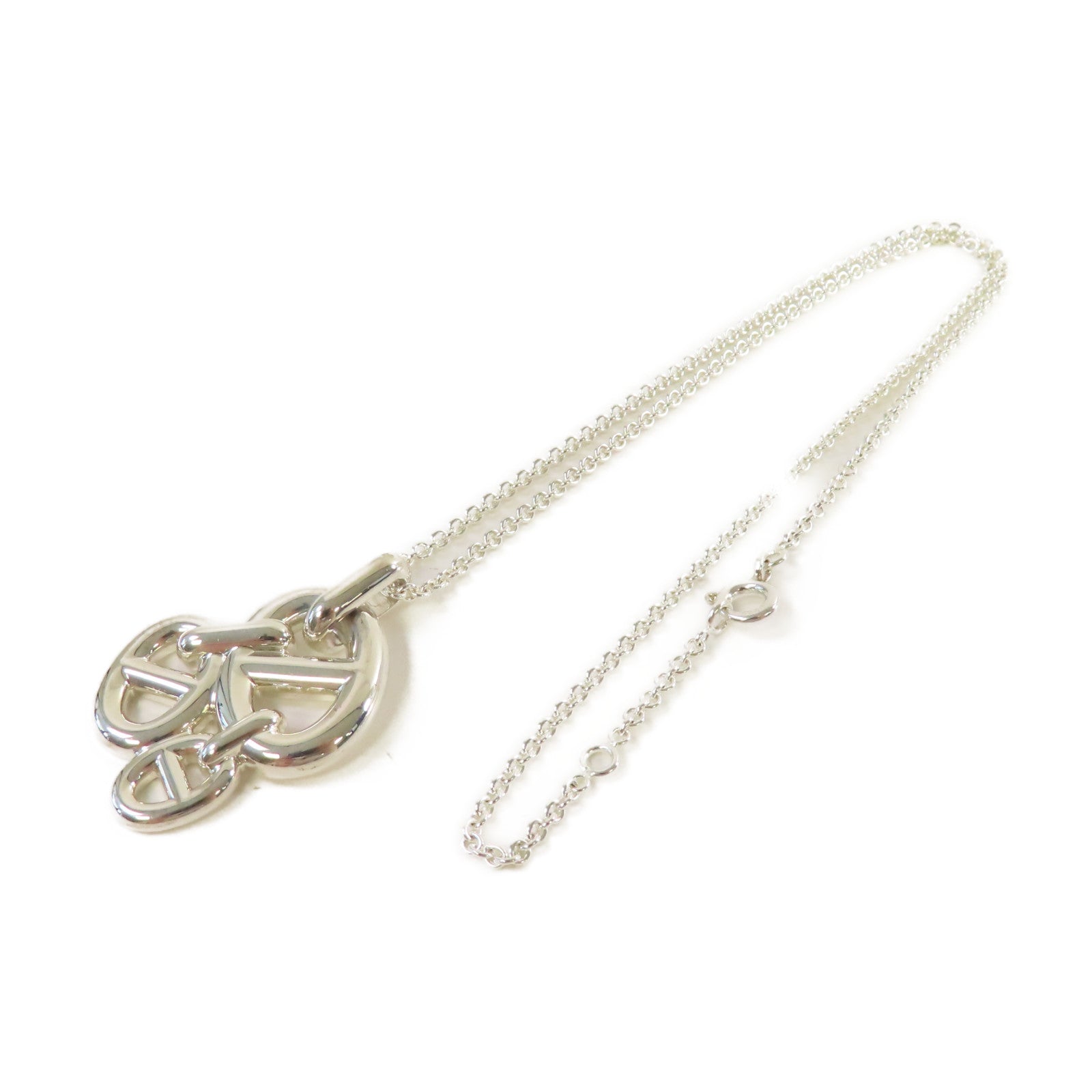 HERMES 925純銀Chaine d'ancre Necklace項鏈