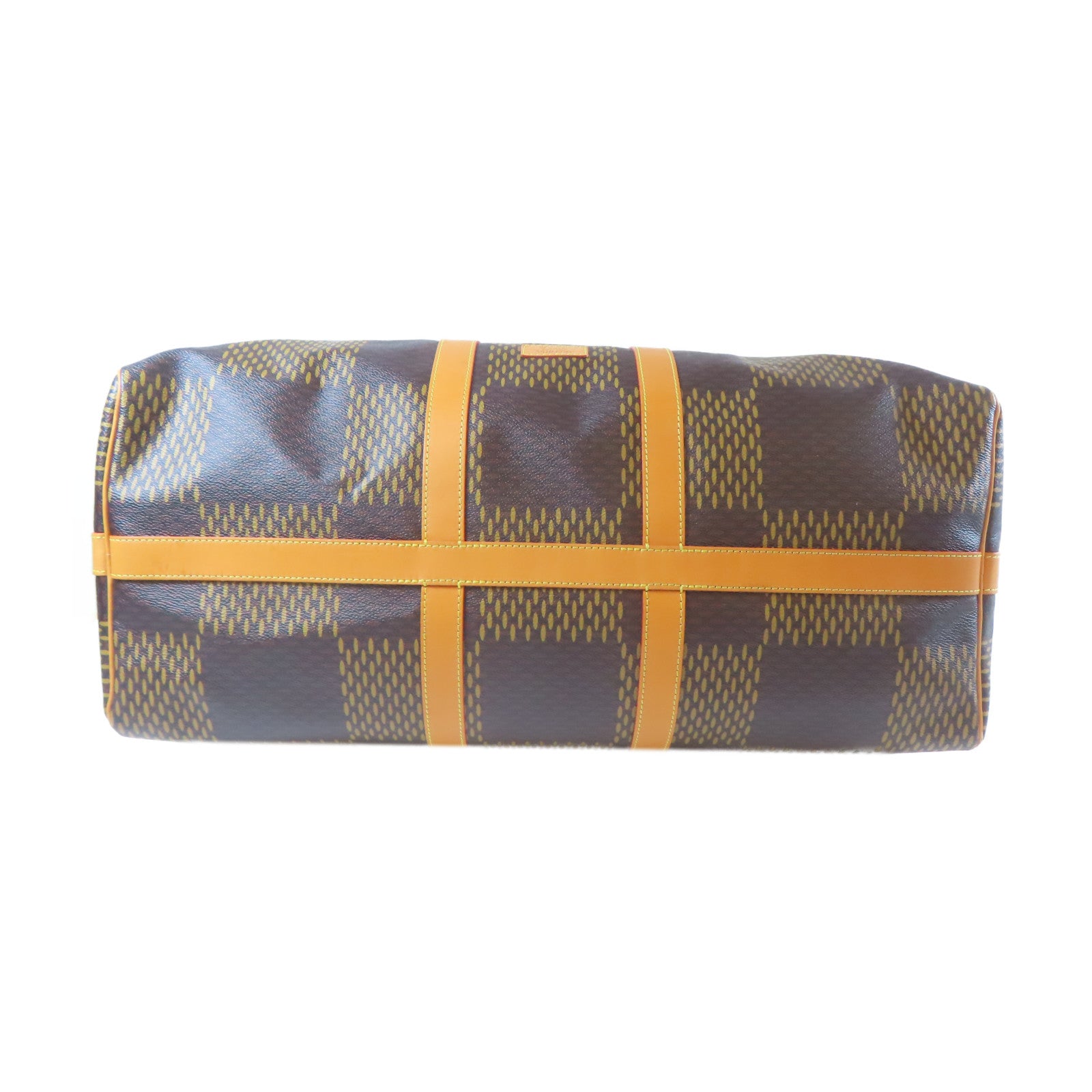 LOUIS VUITTON Monogram Keepall 50黑扣/銀扣手挽袋啡色