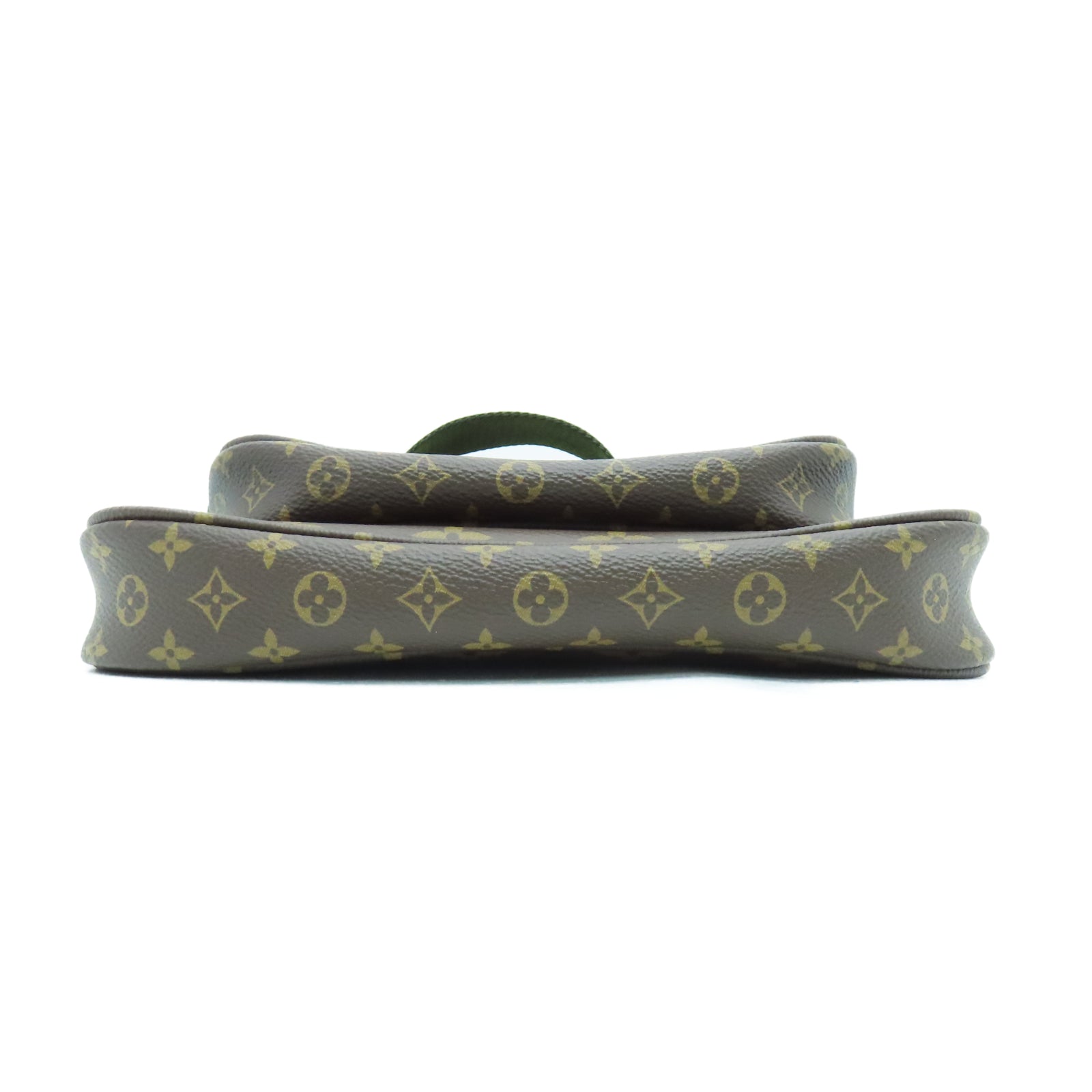LOUIS VUITTON Monogram Multi Pochette Accessoires金扣肩背袋棕色