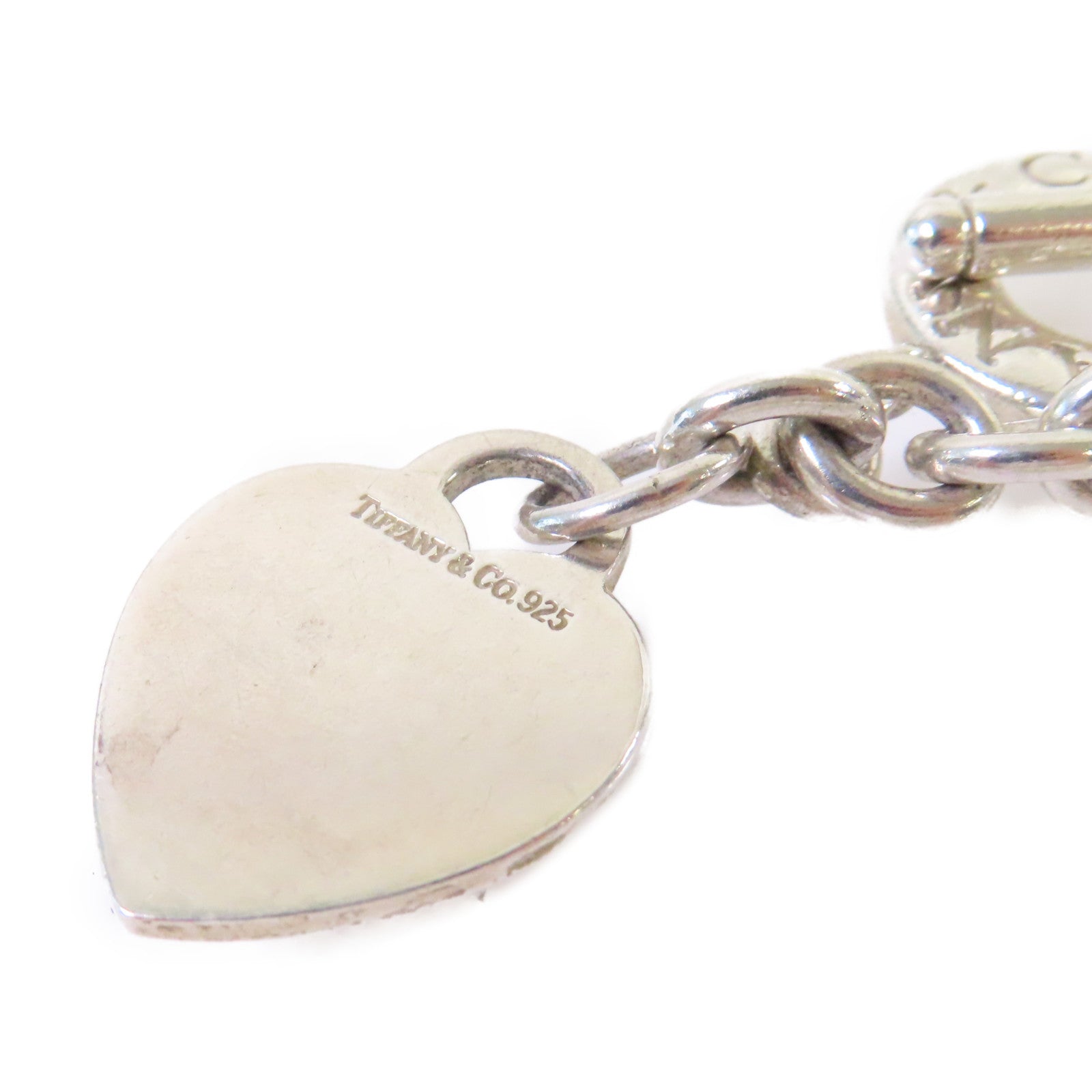 TIFFANY＆CO 925純銀Heart Tag Toggle Bracelet手鏈