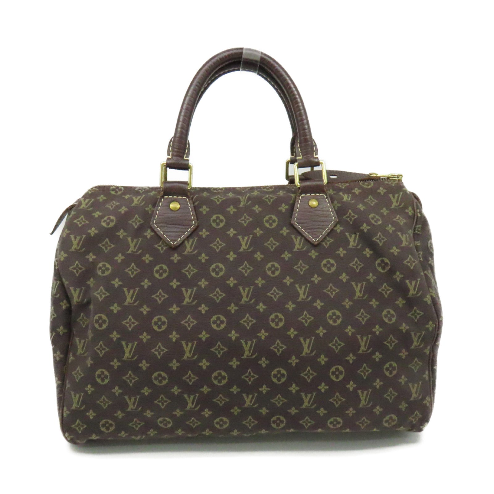 LOUIS VUITTON Monogram Mini Speedy 30 Hand Bag手挽袋啡色