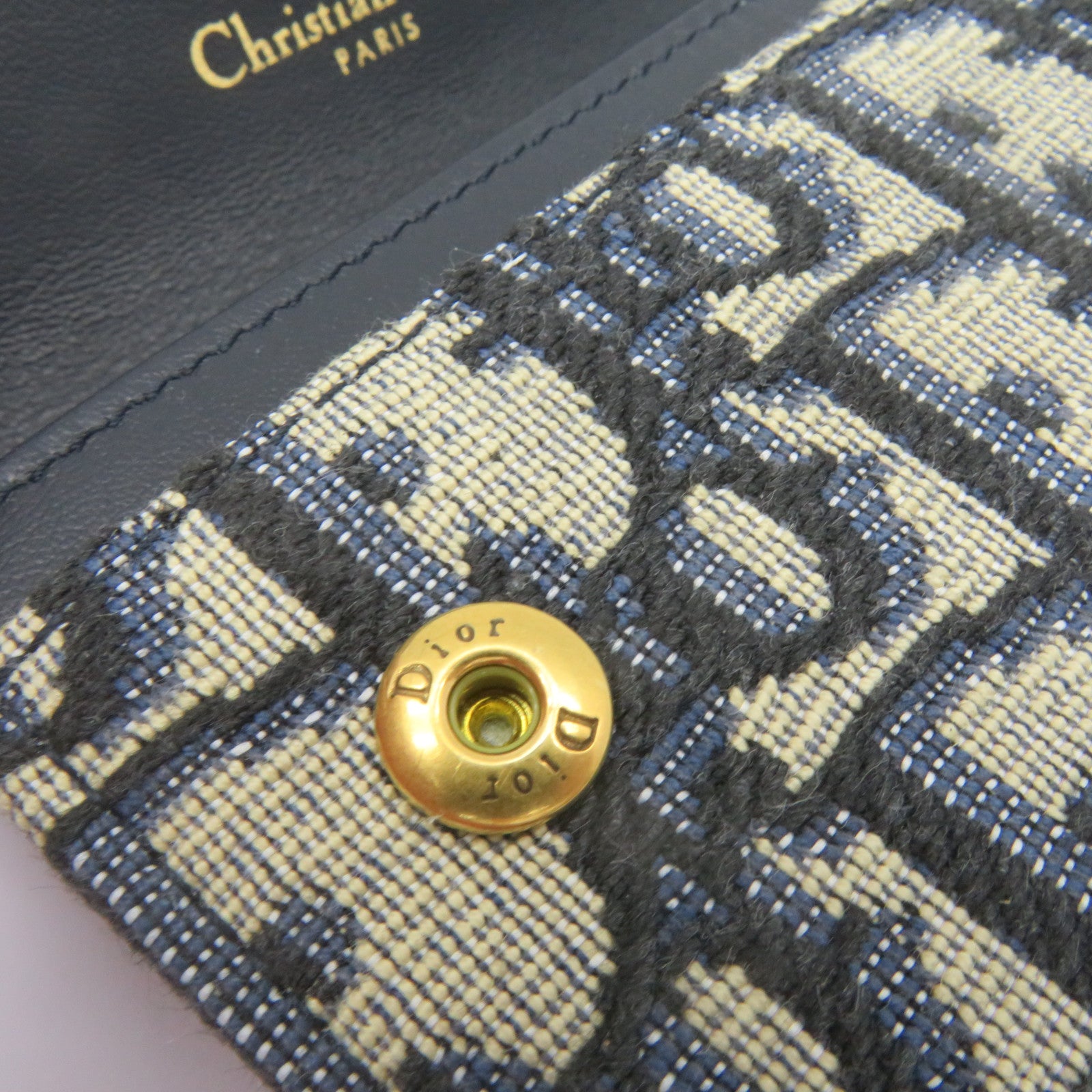 Dior 帆布Card Holder卡套寶藍色