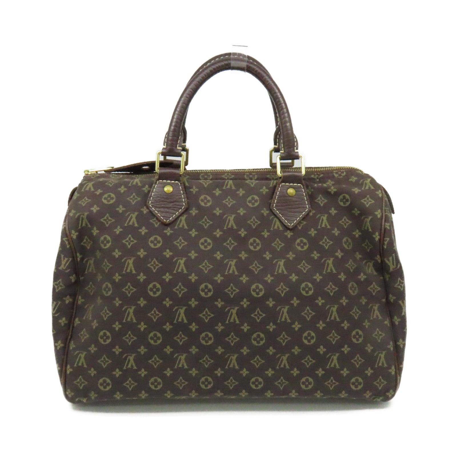 LOUIS VUITTON Monogram Mini Speedy 30 Hand Bag手挽袋啡色