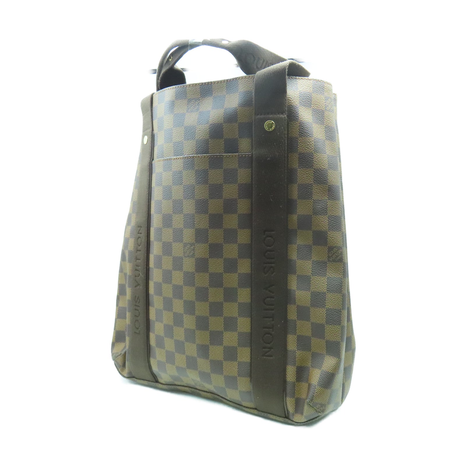 LOUIS VUITTON 【激減優惠】Damier Beaubourg金扣手挽袋棕色