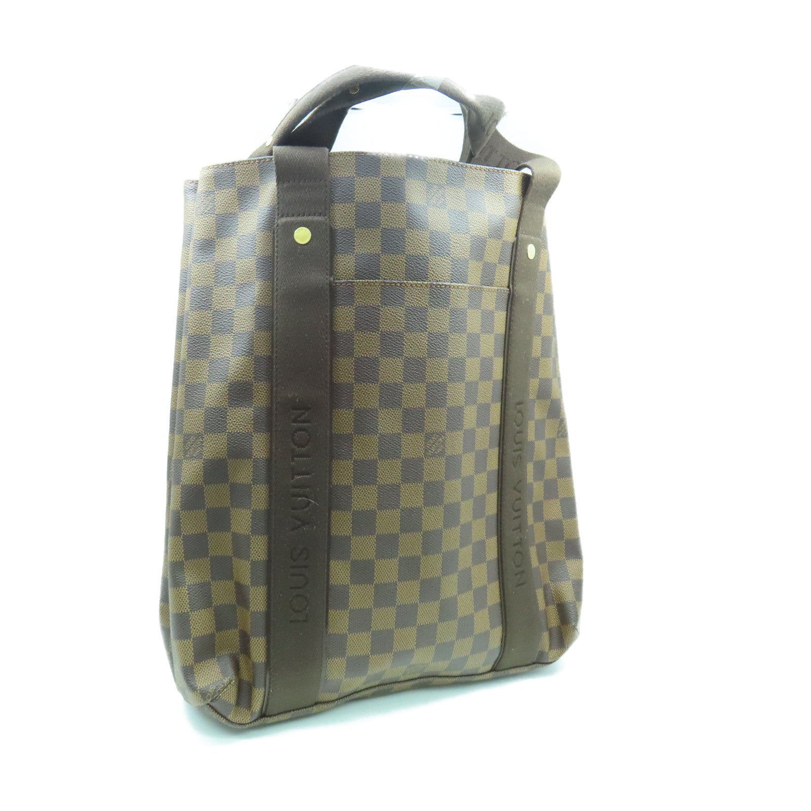 LOUIS VUITTON 【激減優惠】Damier Beaubourg金扣手挽袋棕色