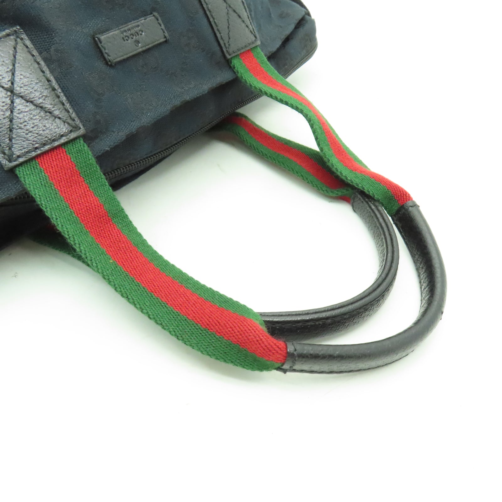 GUCCI 【激減優惠】帆布Shoulder Bag肩背袋黑色/深藍色