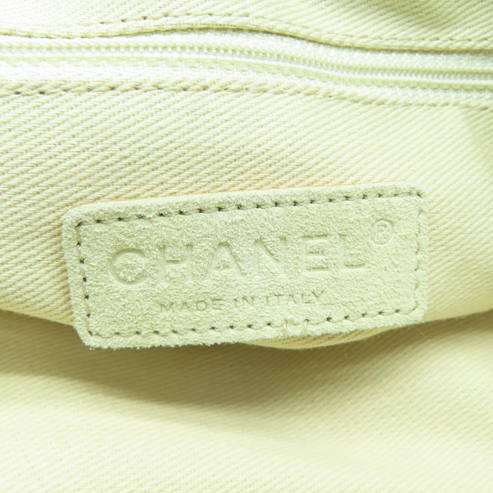 CHANEL 【激減優惠】帆布Tote Bag銀扣手挽袋米色