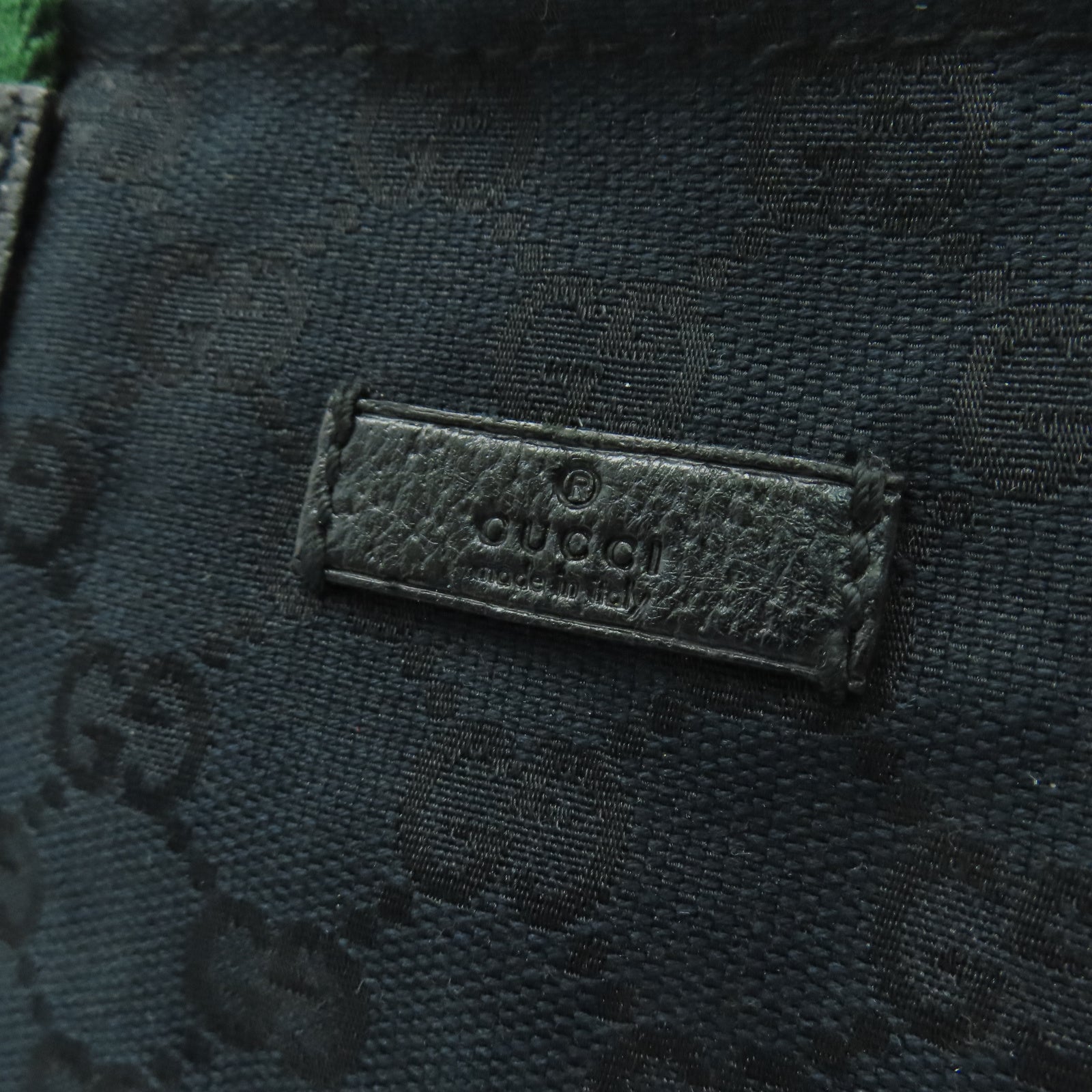 GUCCI 【激減優惠】帆布Shoulder Bag肩背袋黑色/深藍色